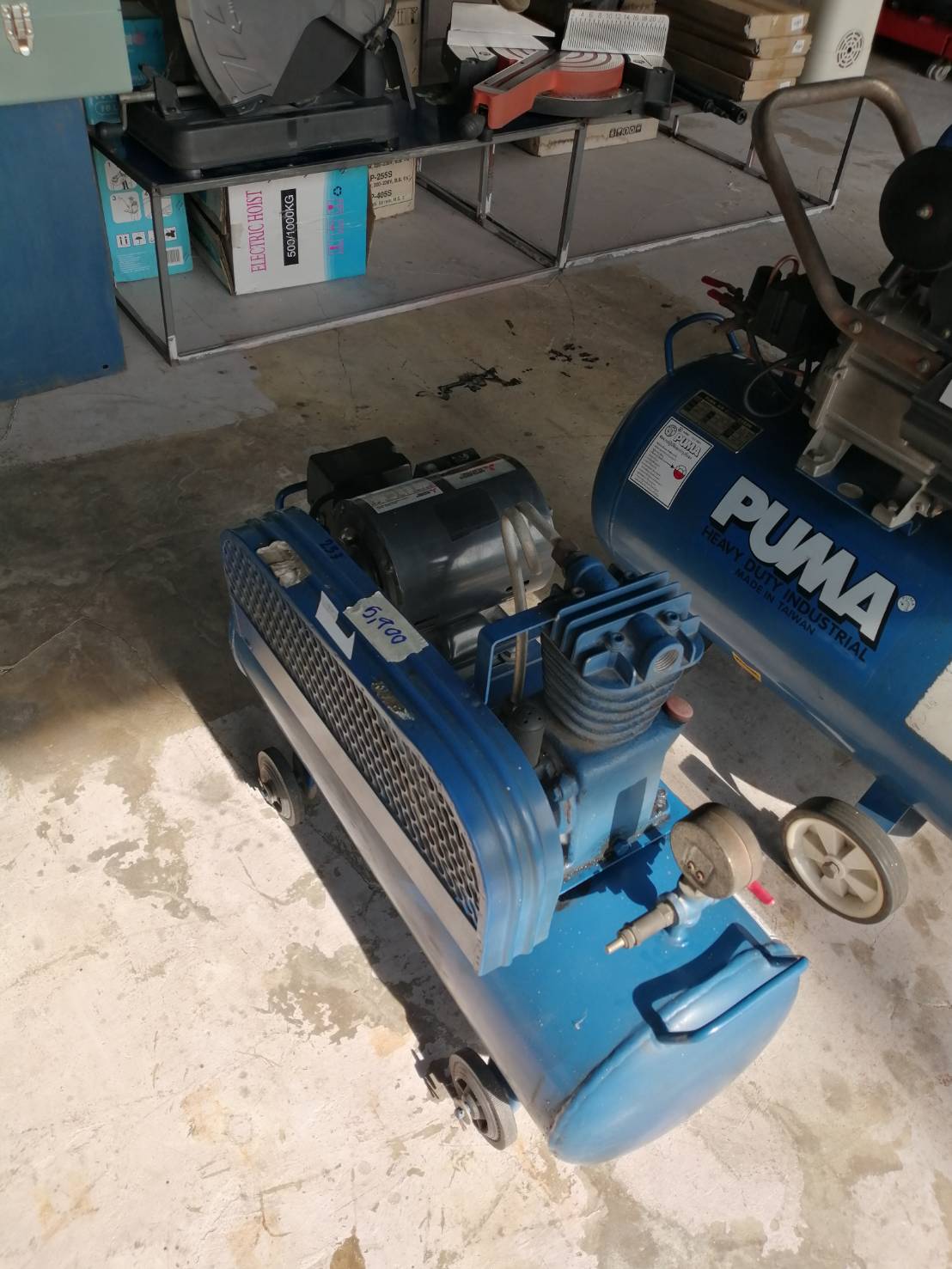 "ปั้มลม 1/4 HP TG-126L TIGER +มอเตอร์ 1/3 HP /MITSUBICHI"