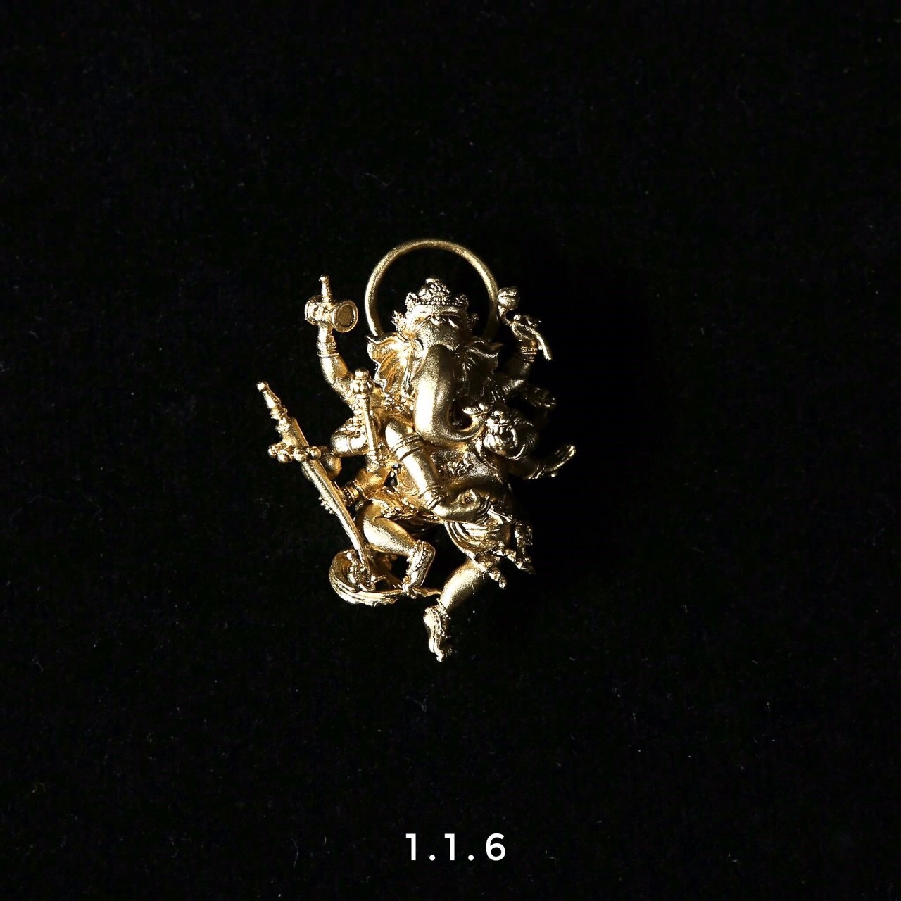 รูปหล่อลอยองค์ "พระศรีนาฏยมหาคเณศ" (ราคาอยู่ด้านล่าง)