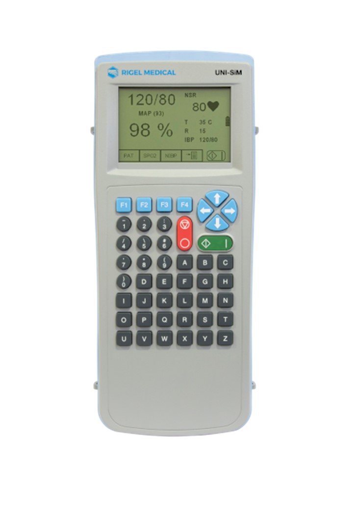 RIGEL UNI-SIM เครื่องสอบเทียบเครื่องวัดความดันโลหิต เครื่องจำลองสัญญาณชีพทางการแพทย์ (Vital Sign Simulator) แบบ 6 พารามิเตอร์