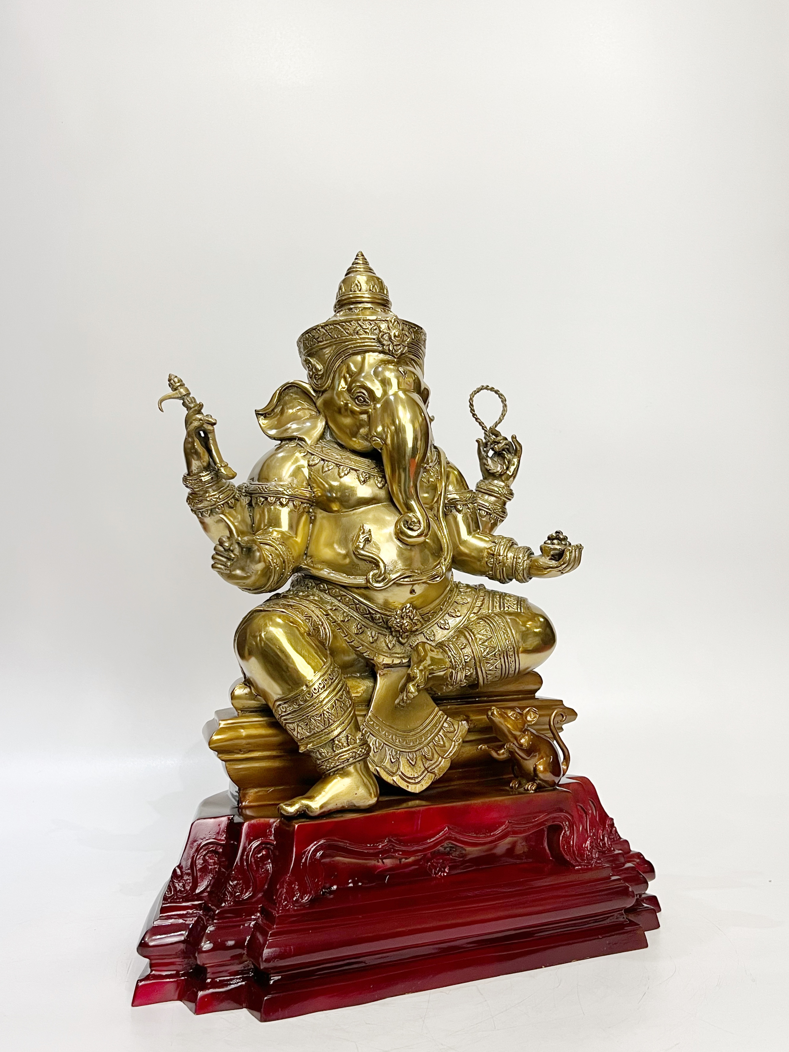 พระพิฆเนศ : พระสิทธิทากายะคณปติ หน้าตัก 9 นิ้ว (หมายเลข 5)