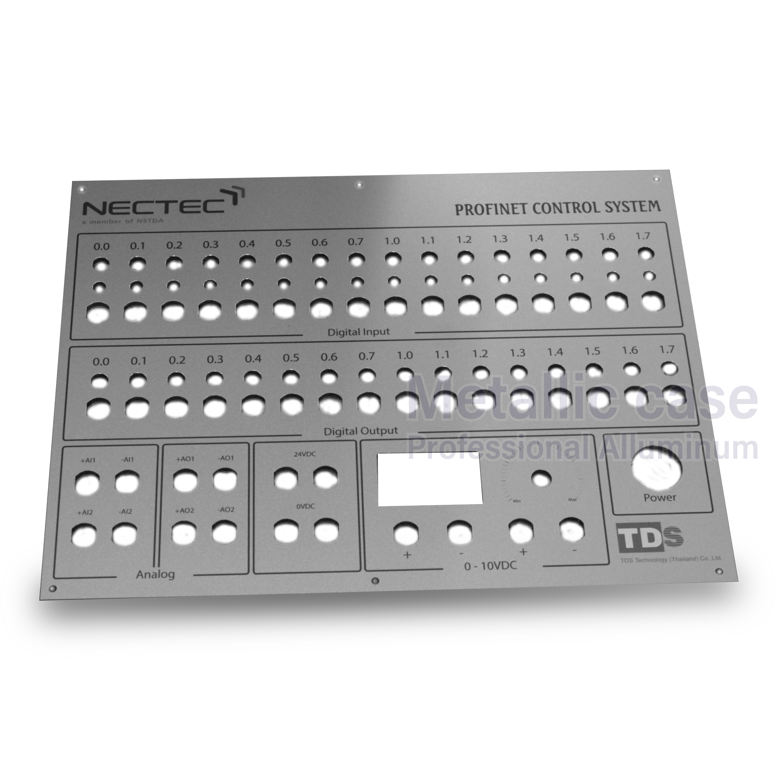 metallic case 2-0587-AAA-6409 / Siemen( 300 x 230 x 4 mm) NC.Silver