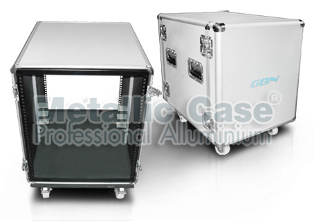 metalliccase 4090-13-5407 / กระเป๋า Rack 12U ฝาเปิดหน้าหลัง+ล้อ (51x59x69 T7C4H4K5P3)