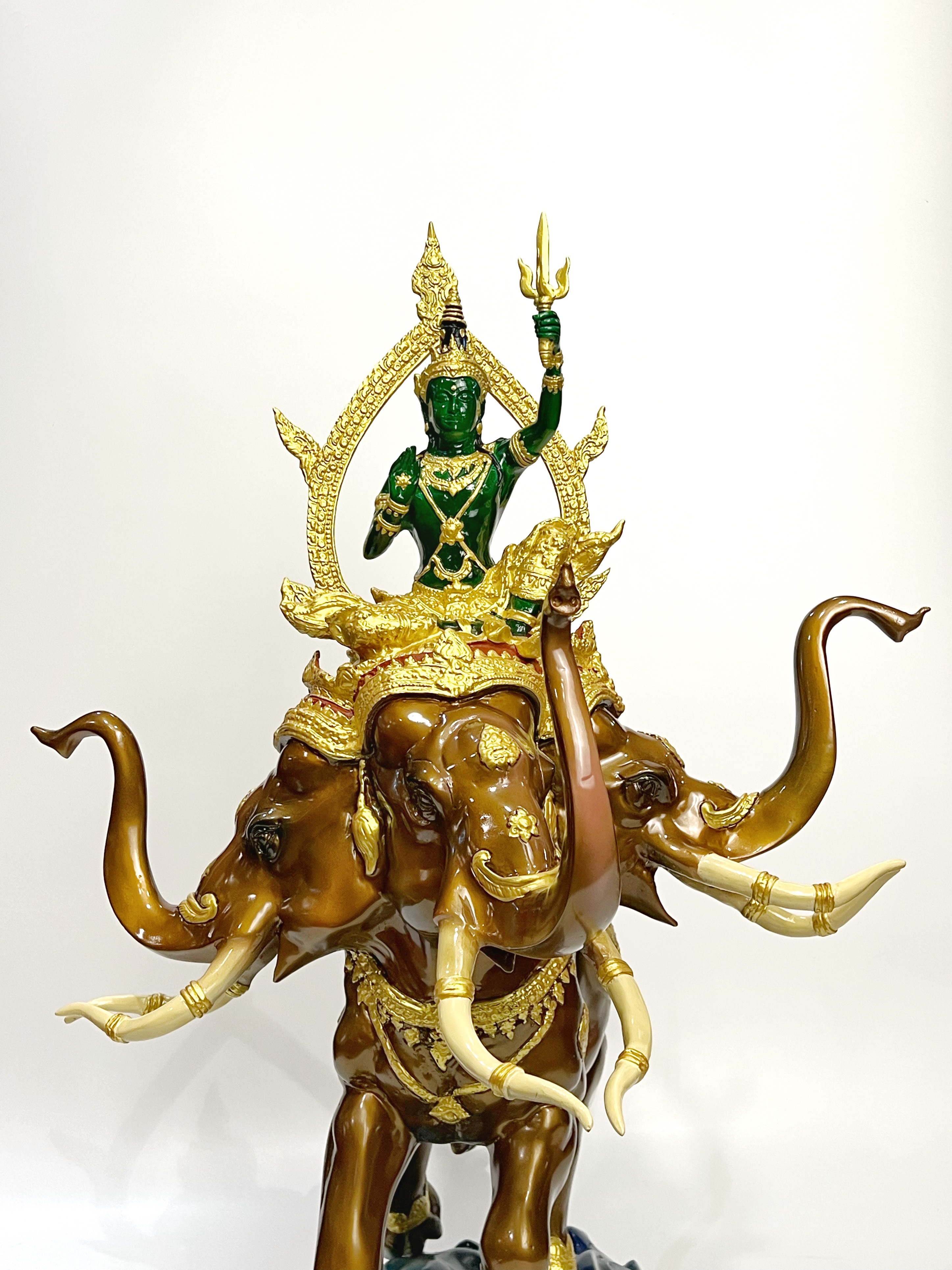 พระอินทร์ทรงช้างเอราวัณ สูง 27 นิ้ว