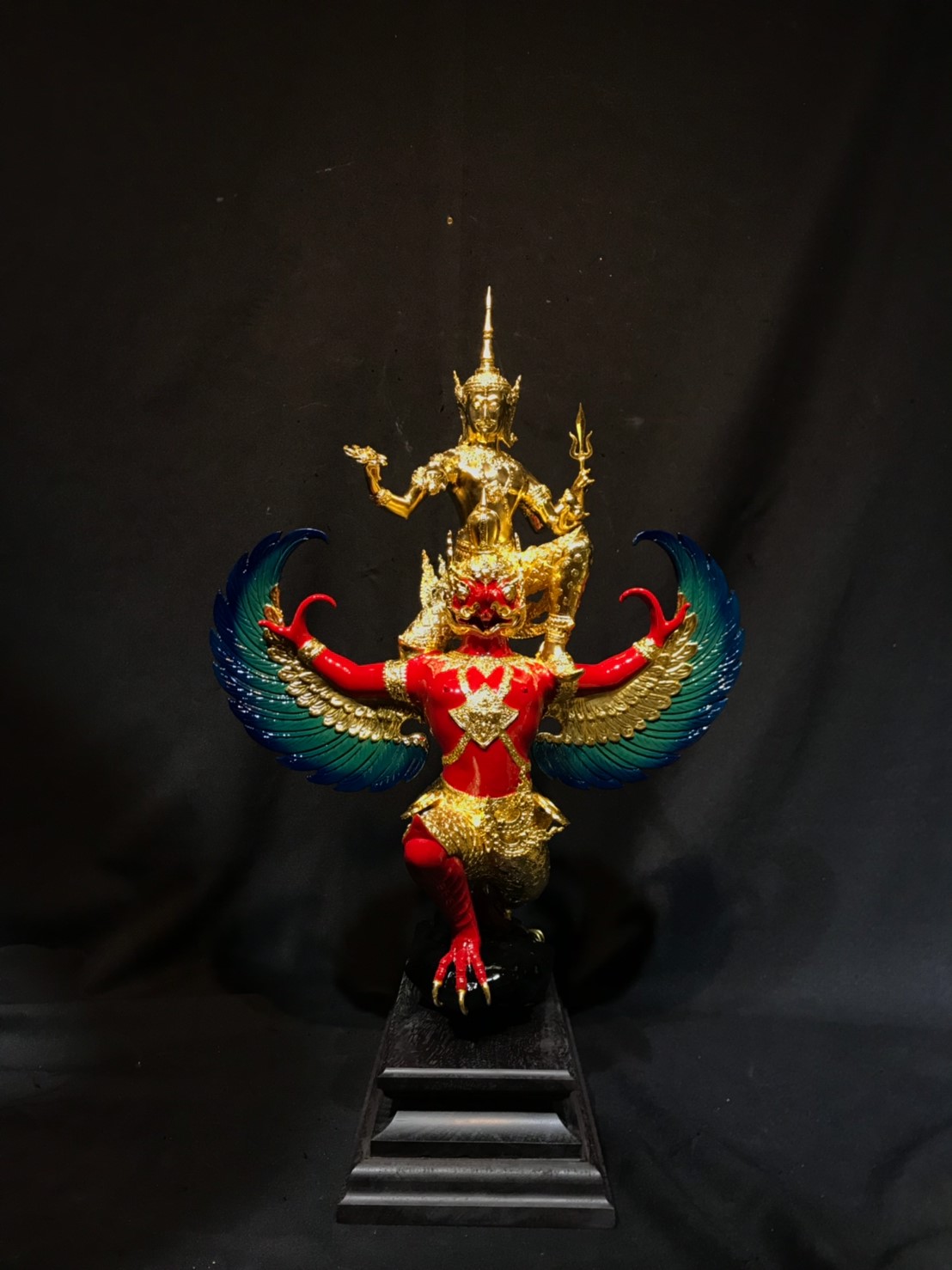 พระนารายณ์ทรงครุฑ หน้าตัก 9 นิ้ว