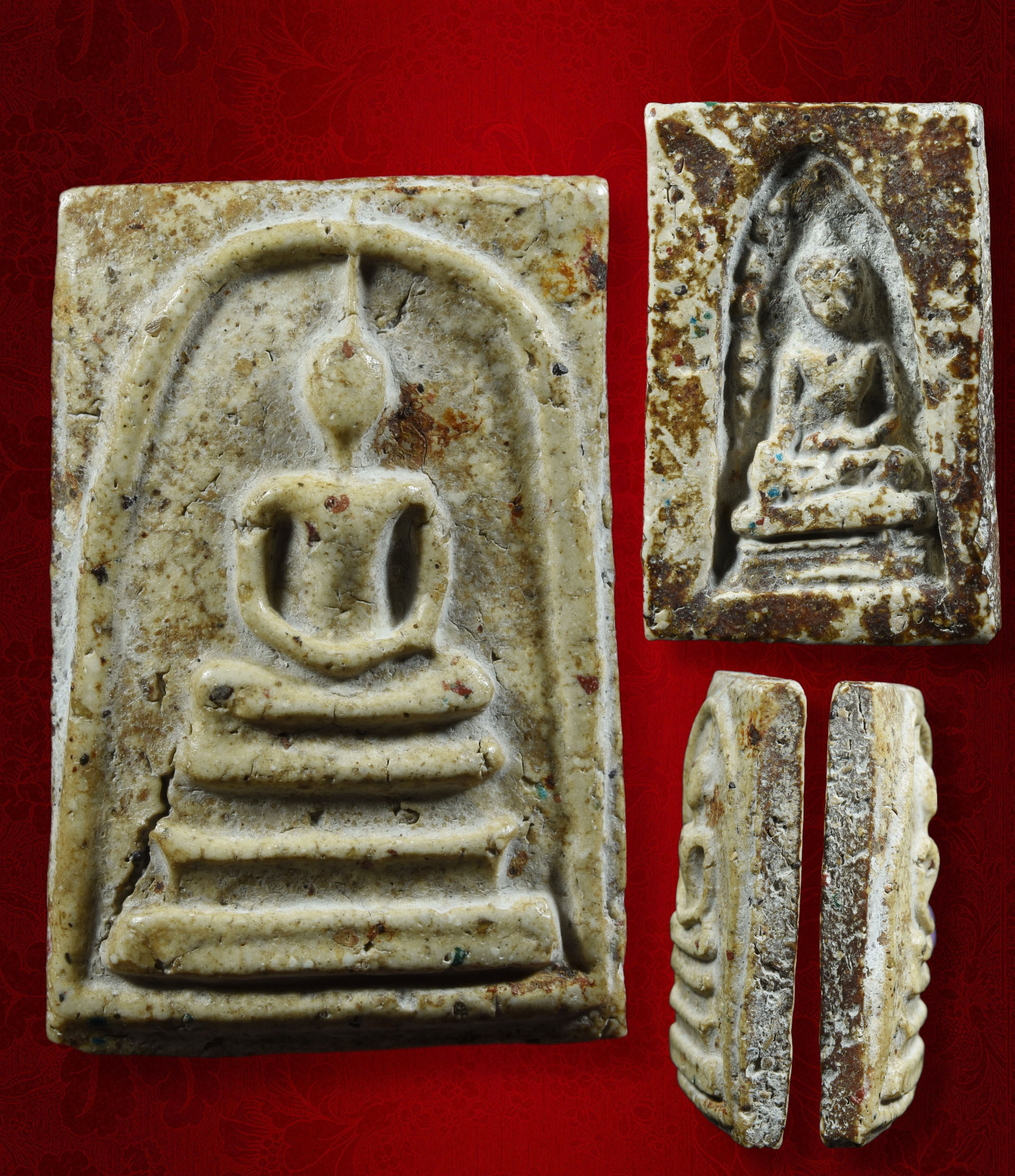 พระสมเด็จพิมพ์พระประธาน หลังพระรอด