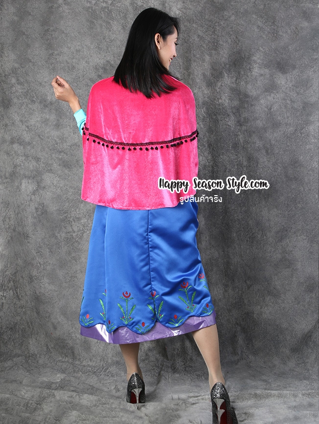 ชุดเจ้าหญิงอันนา ราชินีหิมะ Frozen