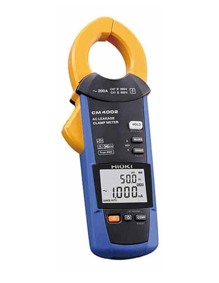 HIOKI CM4002 ดิจิตอลแคลมป์มิเตอร์ แคลมป์วัดไฟรั่ว แบบ TRMS ขนาด 200A@ปากแคลมป์ 40 มิลลิเมตร