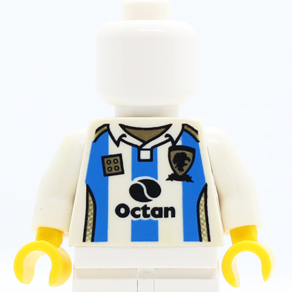 CS04 Soccer Octan Logo and Light Blue Stripes Pattern