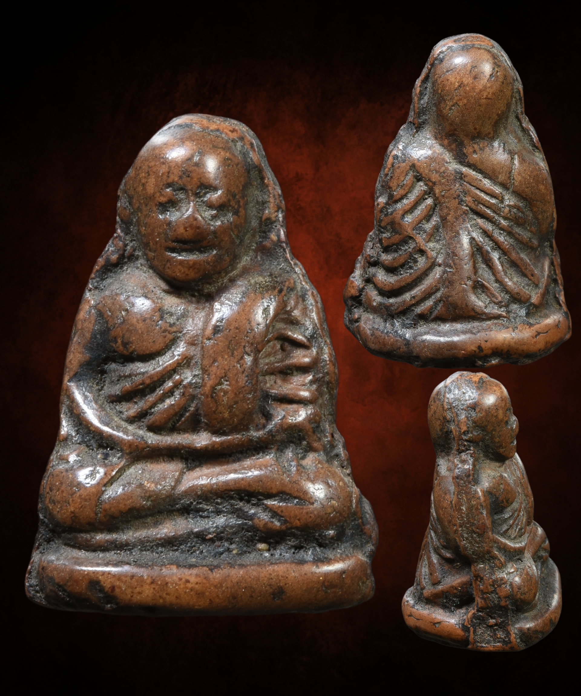 หลวงพ่อเงิน พิมพ์ขี้ตา เนื้อดิน