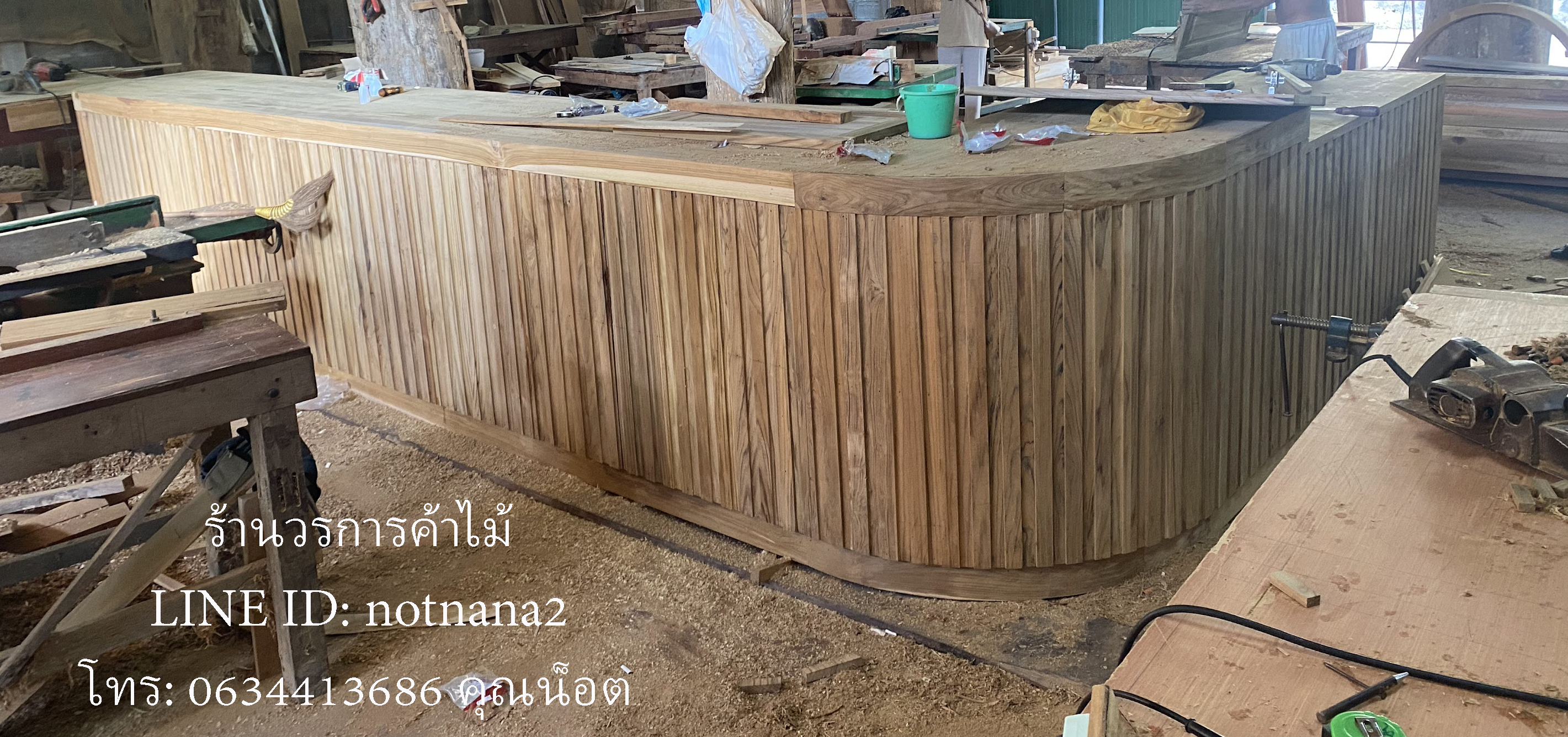 เคาน์เตอร์ไม้สัก,ตู้วางทีวีไม้สัก