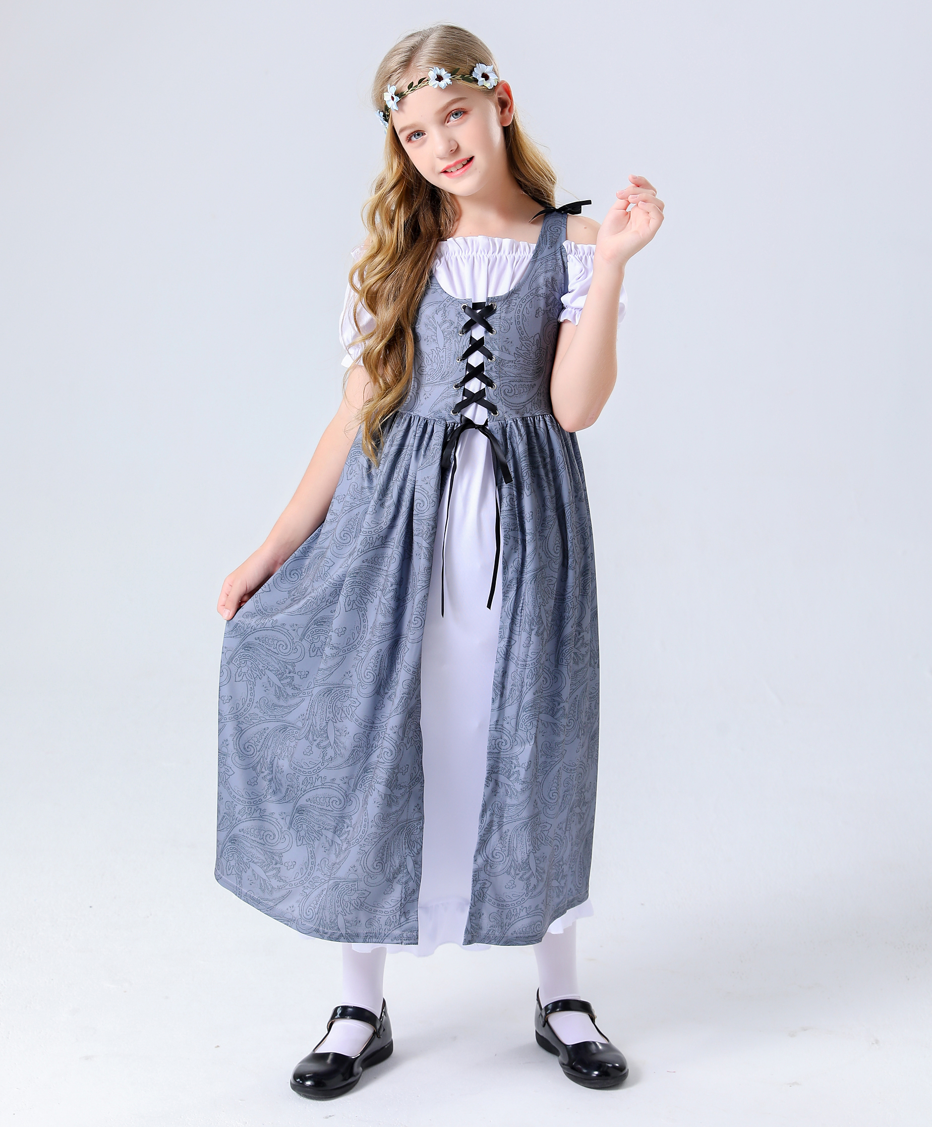 ชุดยุโรป ชุดย้อนยุค สีพาสเทล สบายตา 🏍️💨ส่งไวจาก กทม.