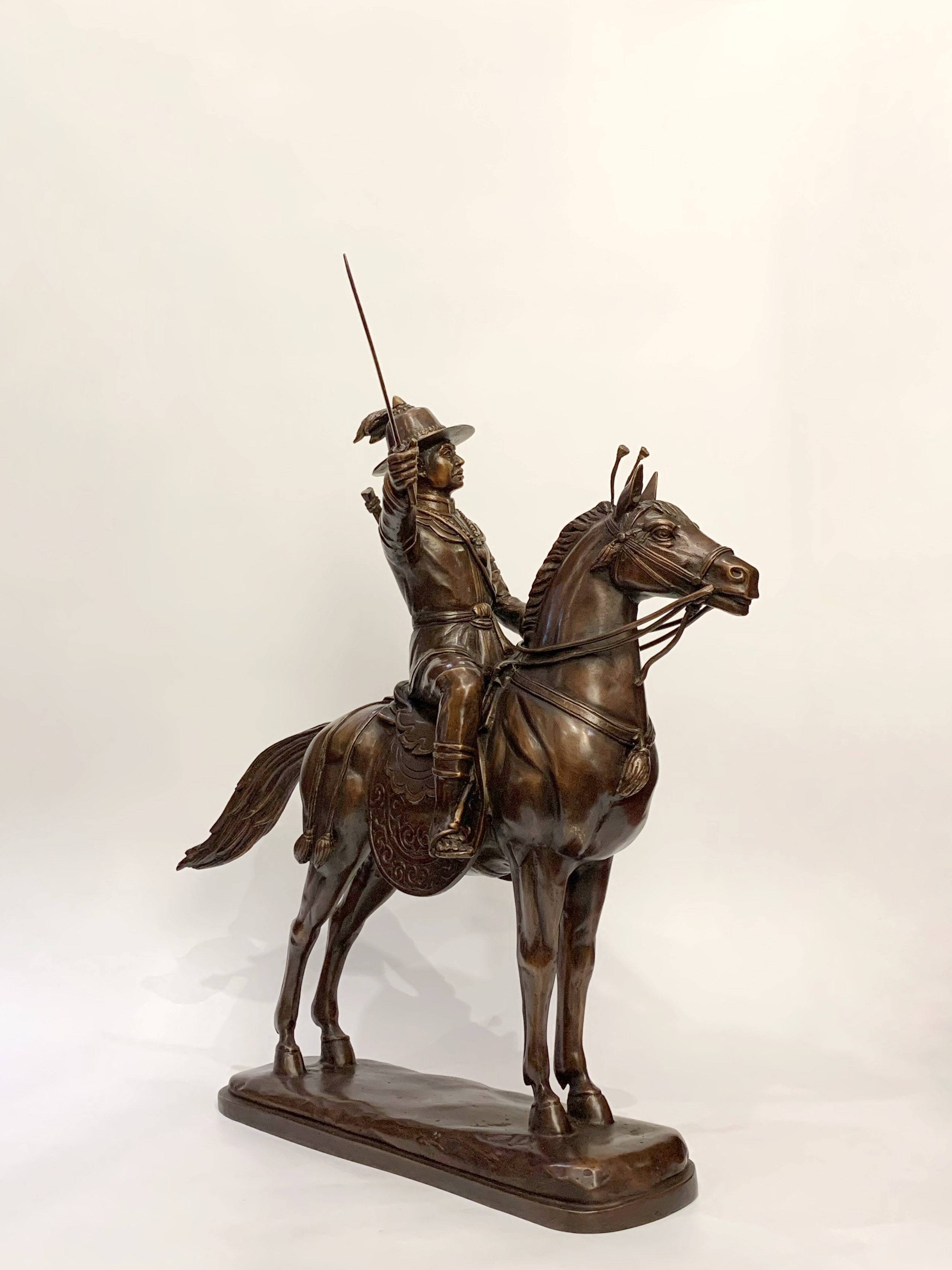 พระเจ้าตากสินมหาราช ทรงม้า หน้าตัก 9 นิ้ว