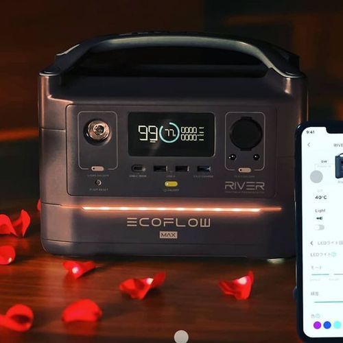 EcoFlow River Max Portable Power Station แบตเตอรรี่สำรองความจุ 160,000 mAh