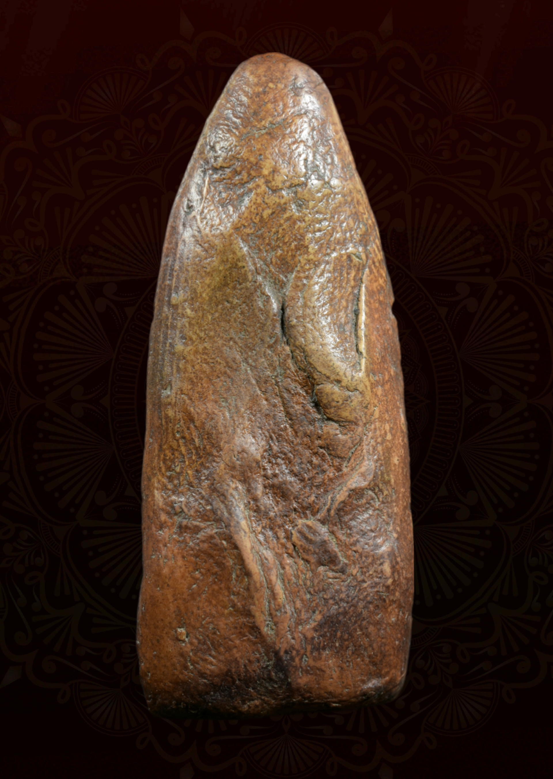 พระลีลากำแพงขาว เนื้อดิน