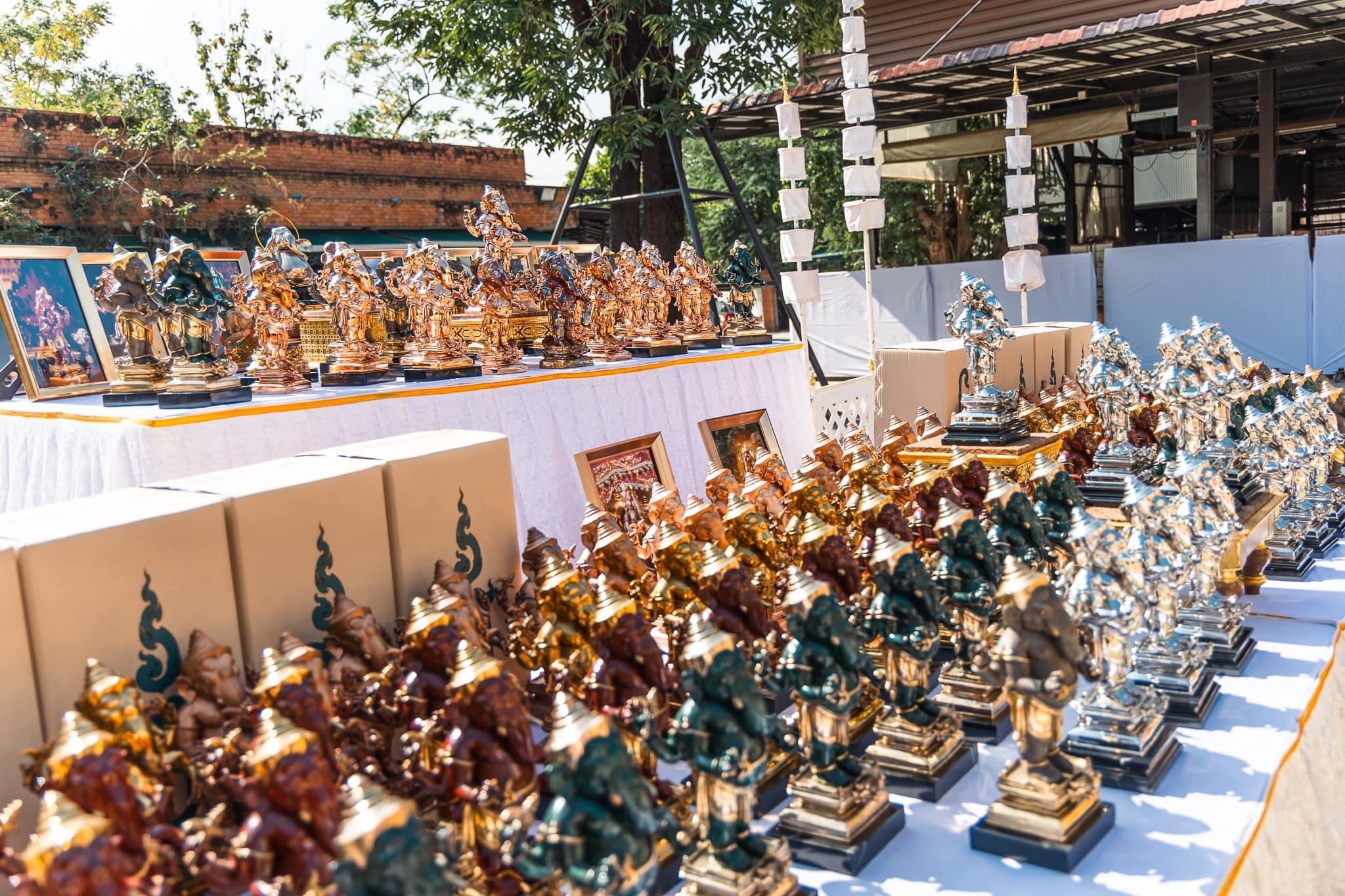 พระพิฆเนศ เทวรูปสรงน้ำ พระวินายักจตุรถีคเณศวร์ สูง 12 นิ้ว (หมายเลข6)