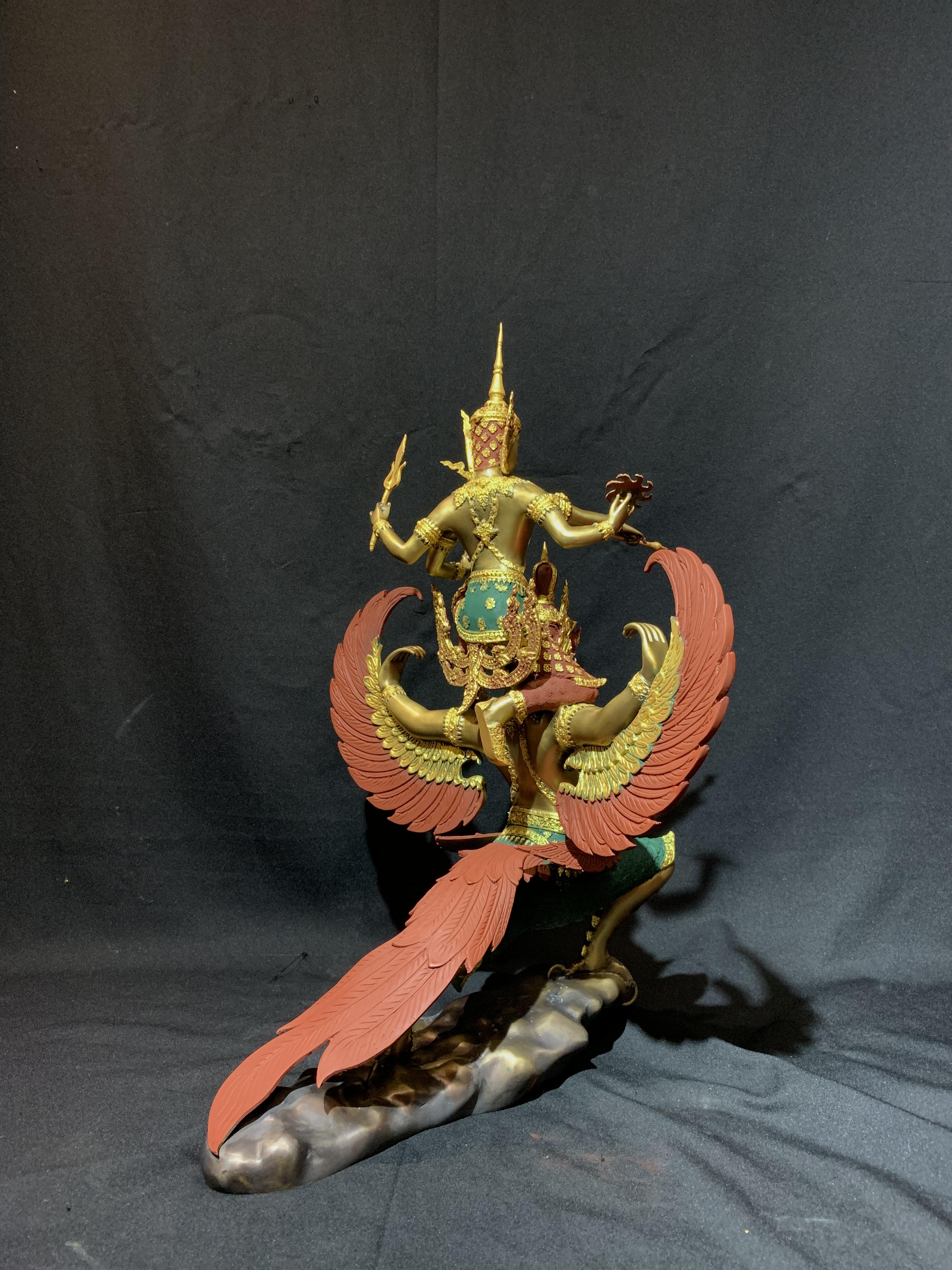 พระนารายณ์ทรงครุฑ หน้าตัก 9 นิ้ว