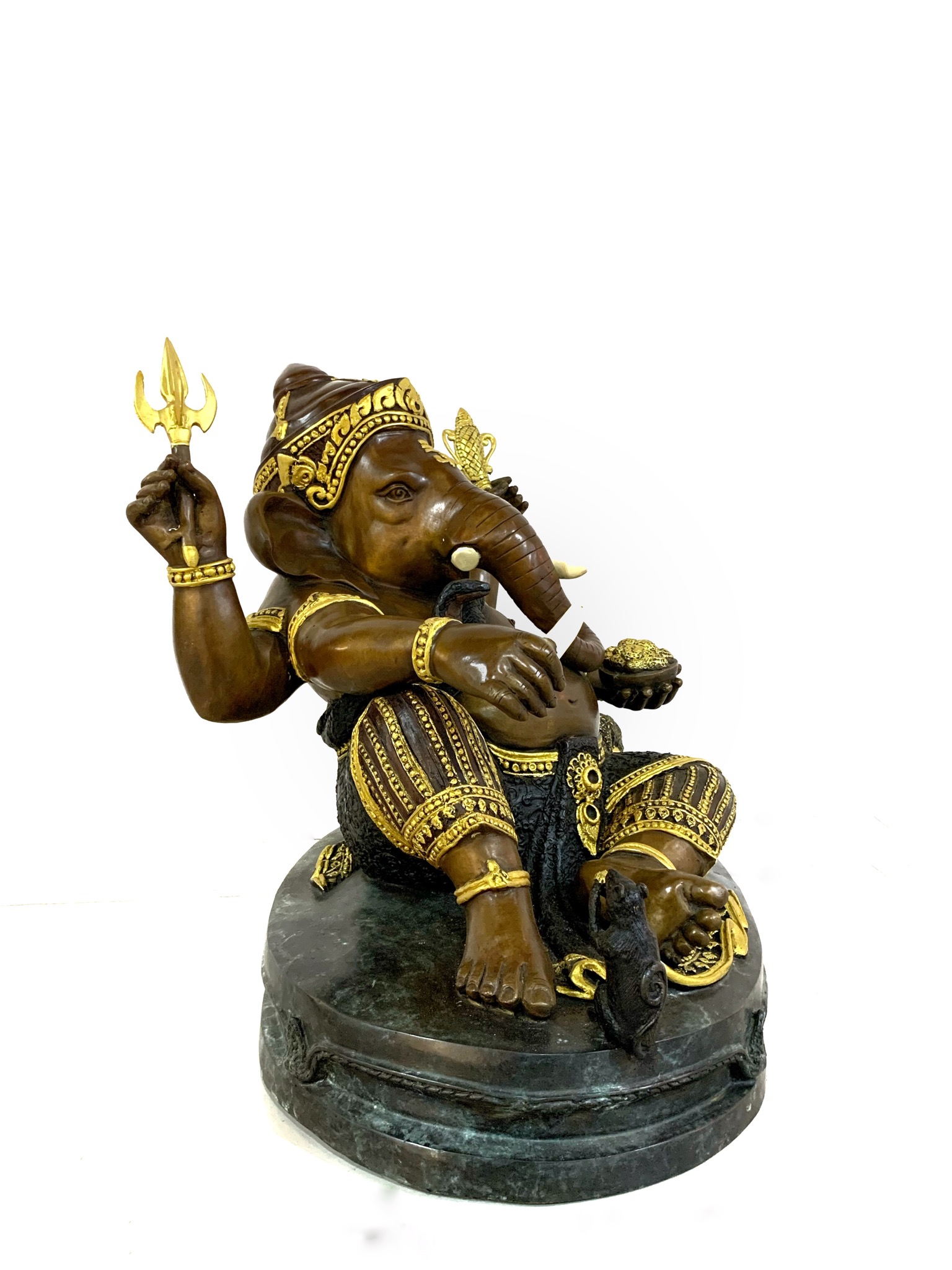 พระพิฆเนศ ปางเสวยสุข หน้าตัก 18 นิ้ว