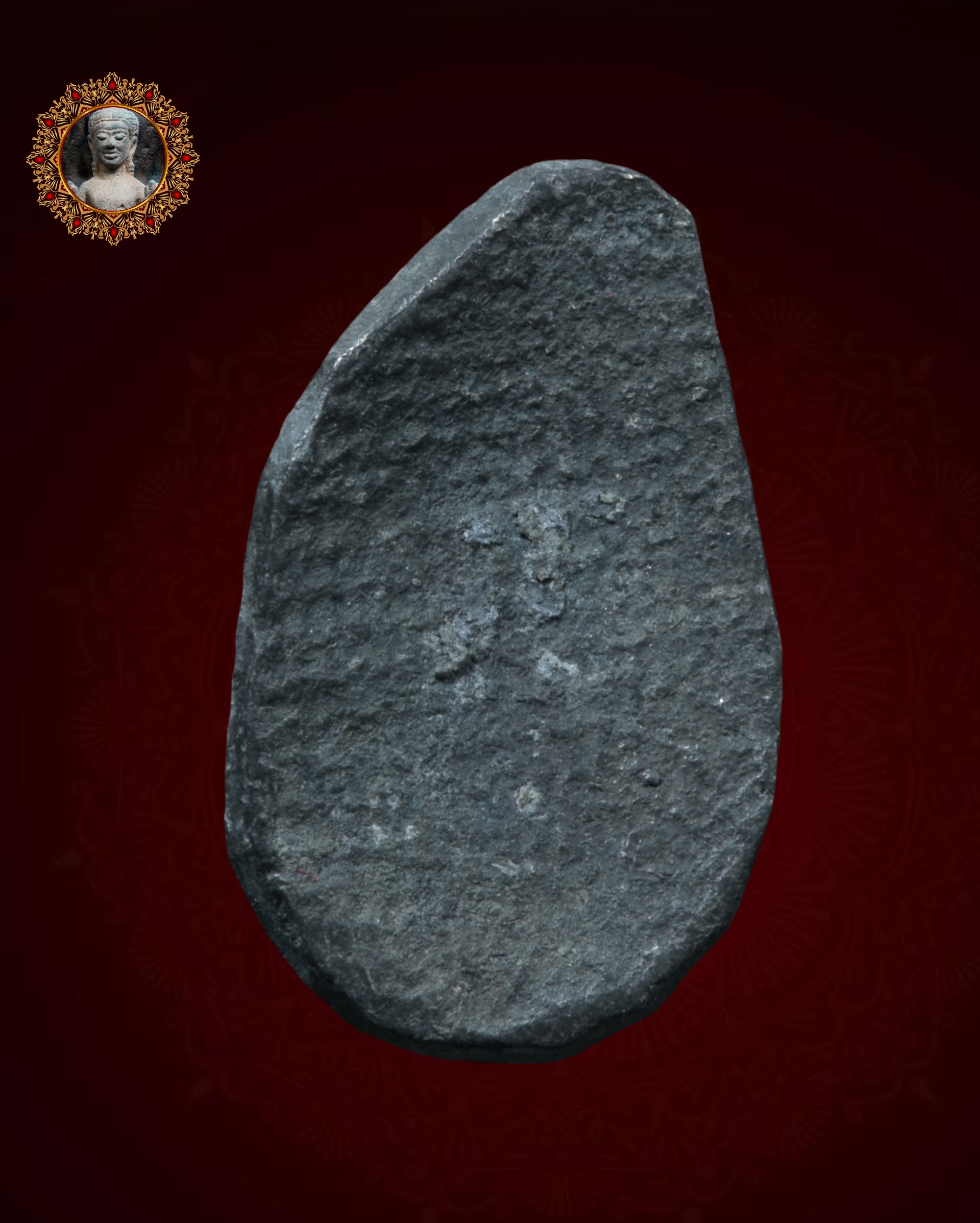 พระพิจิตรเม็ดข้าวเม่า เนื้อชินเงิน