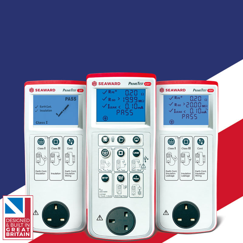 SEAWARD รุ่น PRIMETEST 100 PATBag เครื่องทดสอบความปลอดภัยของเครื่องใช้ไฟฟ้าแบบ SubLeakage Testing