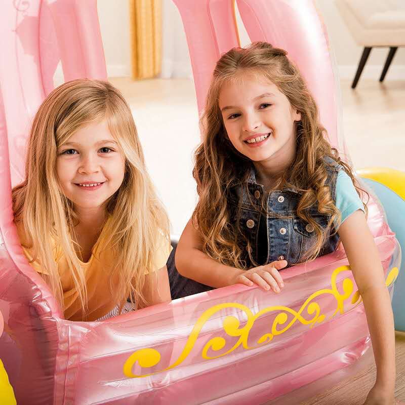 แพยางรถม้า เจ้าหญิงสีชมพู Inflatable Carriage Pink Princess Pool Float