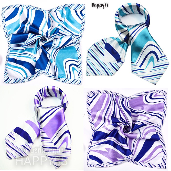 ผ้าพันคอแอร์โฮสเตท ผ้าพันคอสำหรับชุดชุดแอร์ ชุดพนักงาน ชุดพีอาร์