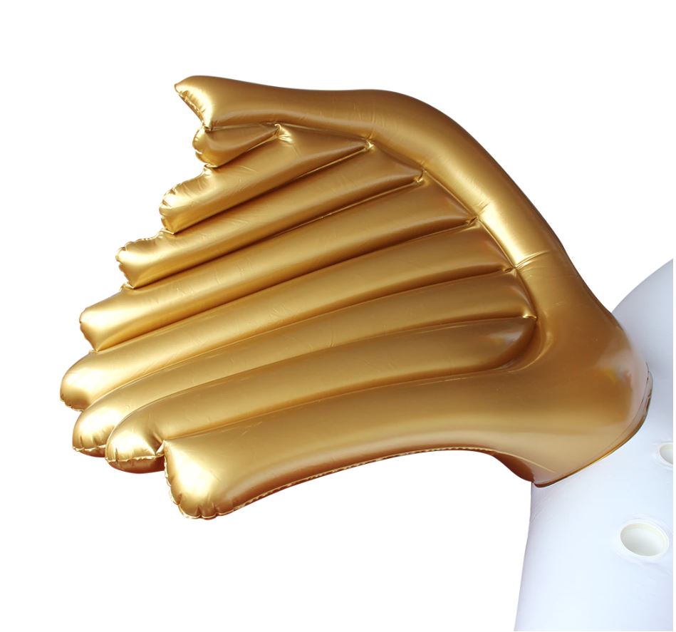 แพยางยูนิคอร์นปีกทอง ขนาดใหญ่ นั่งได้ 6-8 คน Inflatable New Gold Wing Unicorn Huge Island for 6-8 adults