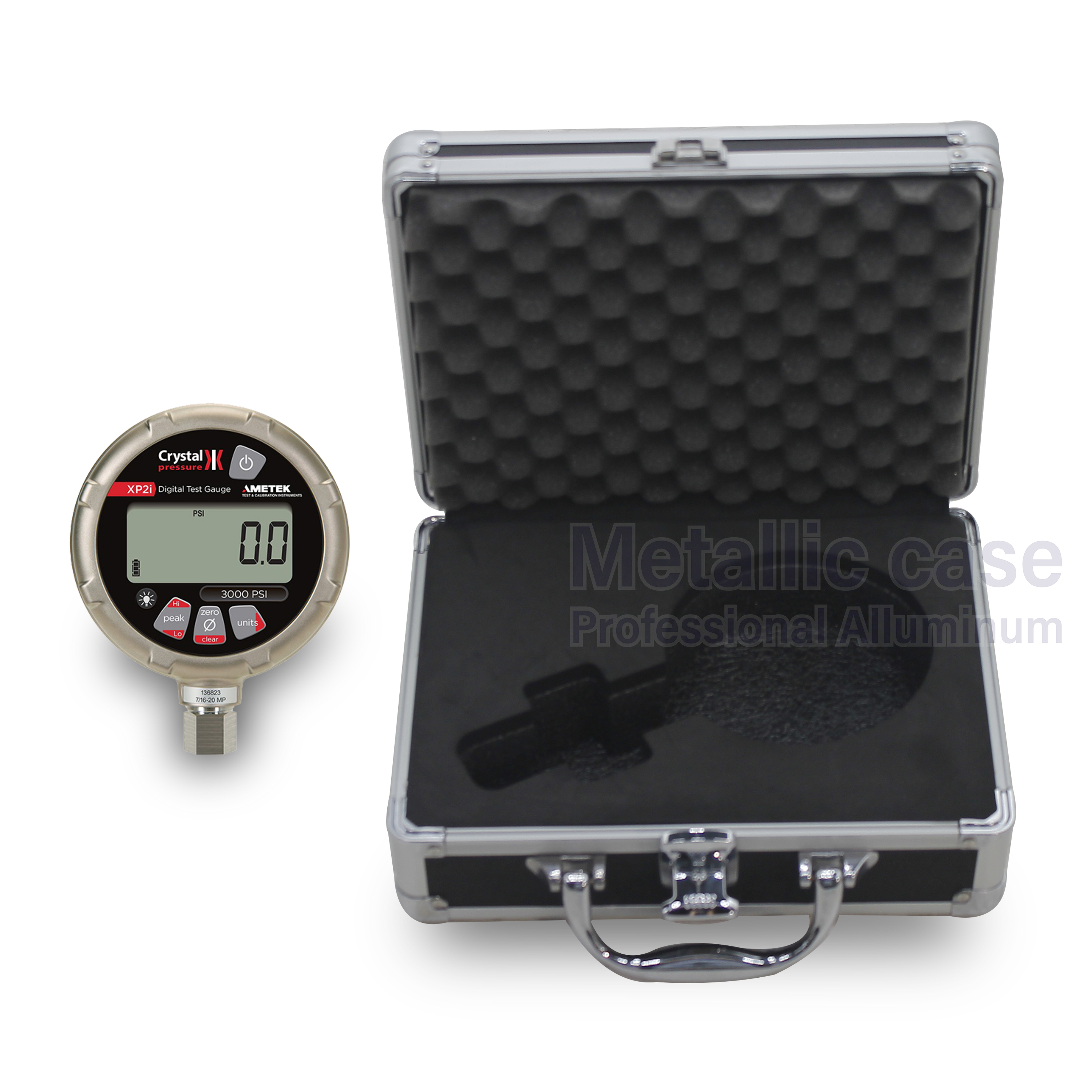 metalliccase8486-09-6504 / Pressure Calibrator STD-019(26.3x19.8x9.5 T1C1H7K7P1)