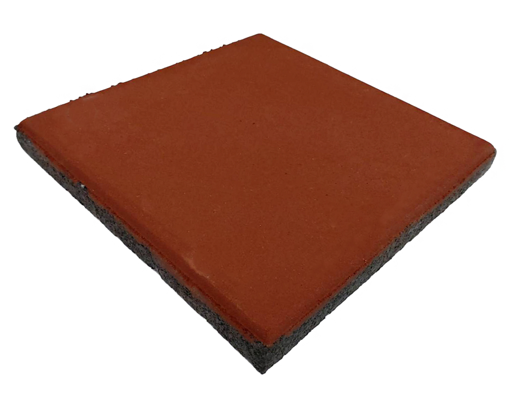แผ่นทางเท้า 40x40x4 สีแดง