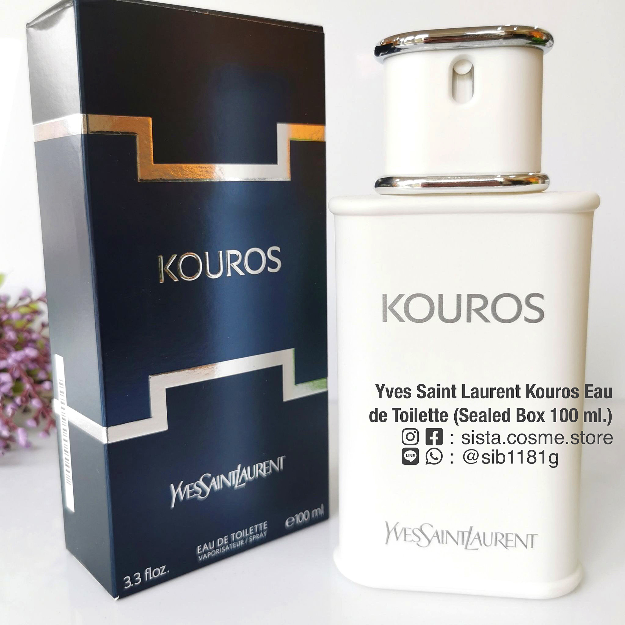 Yves Saint Laurent Kouros Eau de Toilette (Tester Box 100 ml.)