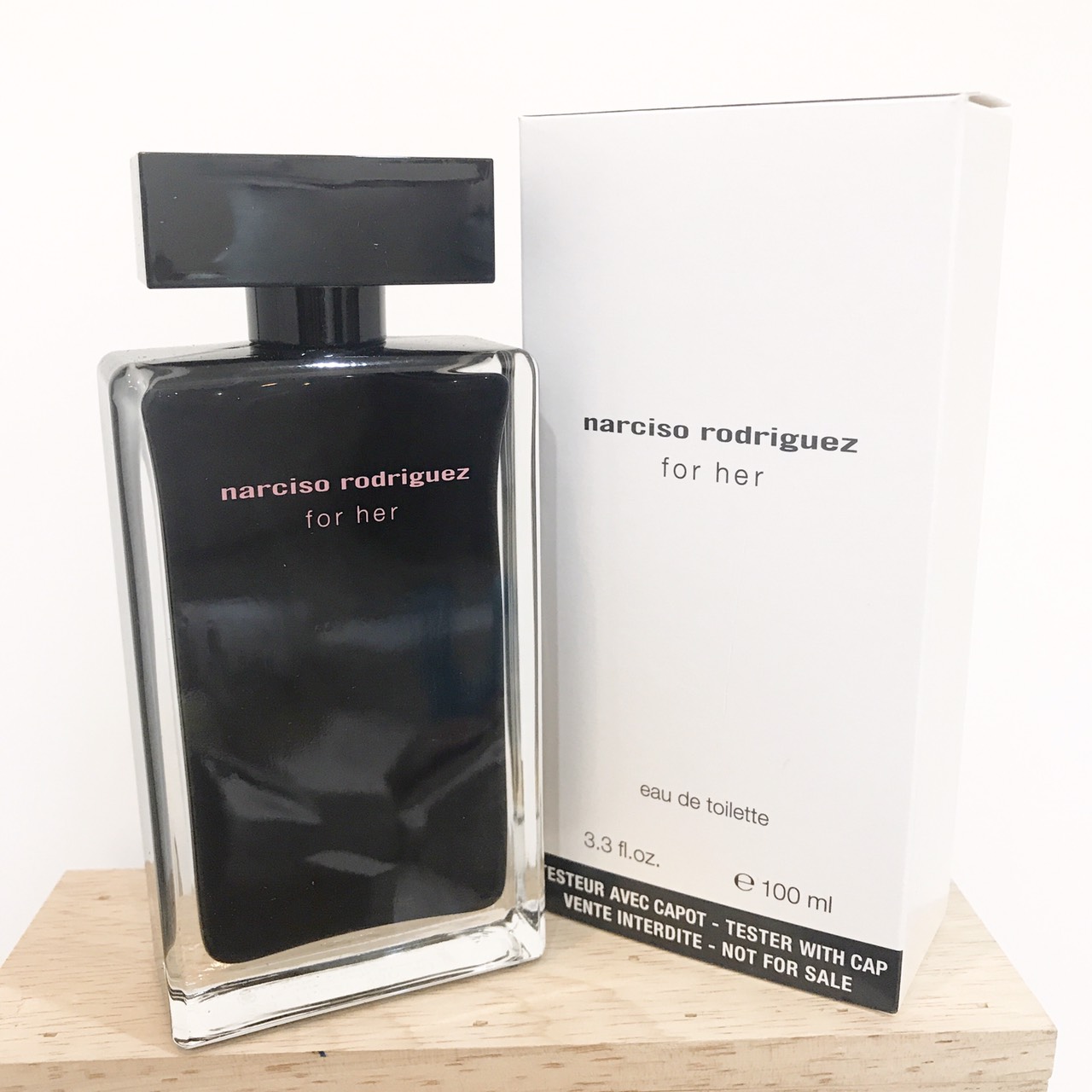 น้ำหอม(กล่องTester) Narciso Rodriguez For Her EDT 100 ml ของแท้ 100%✅