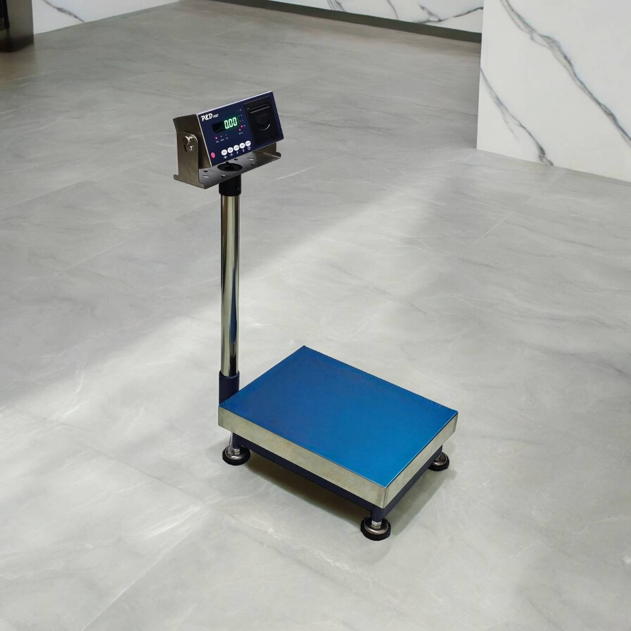 เครื่องชั่งดิจิตอล 100 kg. ค่าละเอียด 10 g. แท่นชั่ง 30x40 cm. (พิมพ์กระดาษความร้อน / สติกเกอร์)