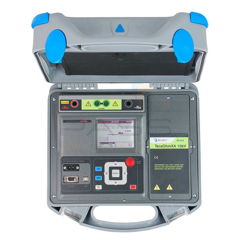 METREL รุ่น MI 3205 EU เครื่องทดสอบฉนวนที่แรงดันไฟฟ้า 5 kV ย่านความต้านทาน 15TΩ