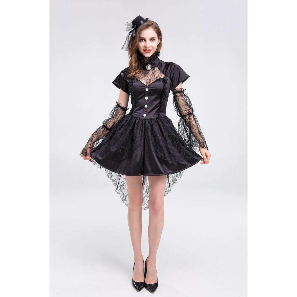 กิ๊บหมวก กิ๊บหมวกแม่มด กิ้บหมวกแต่งผม หมวกดำใบเล็ก สำหรับแต่งกับชุดแฟนซี