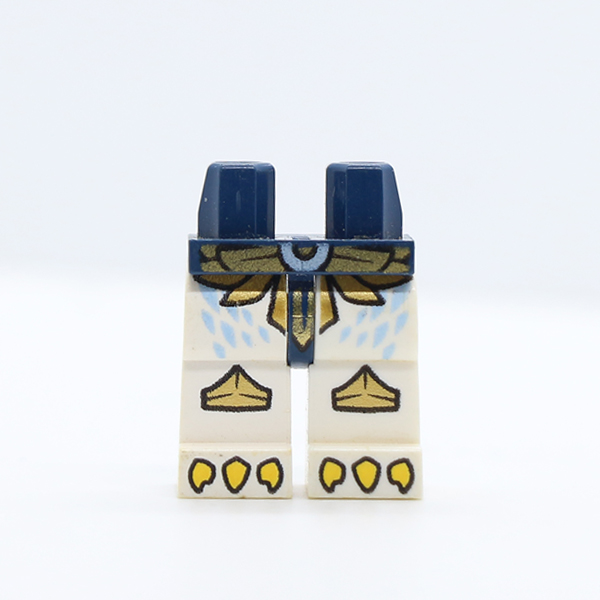 Hips and White Legs with Gold Belt and Knee Covers and Yellow Talons Pattern