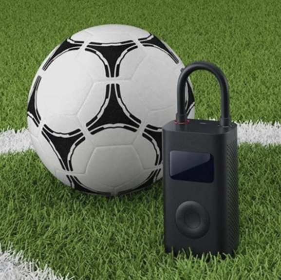 Xiaomi Mi Air Pump - เครื่องสูบลมไซซ์มินิพร้อมปุ่มควบคุมมีไฟ LED และแบตเตอร์รี่ในตัว