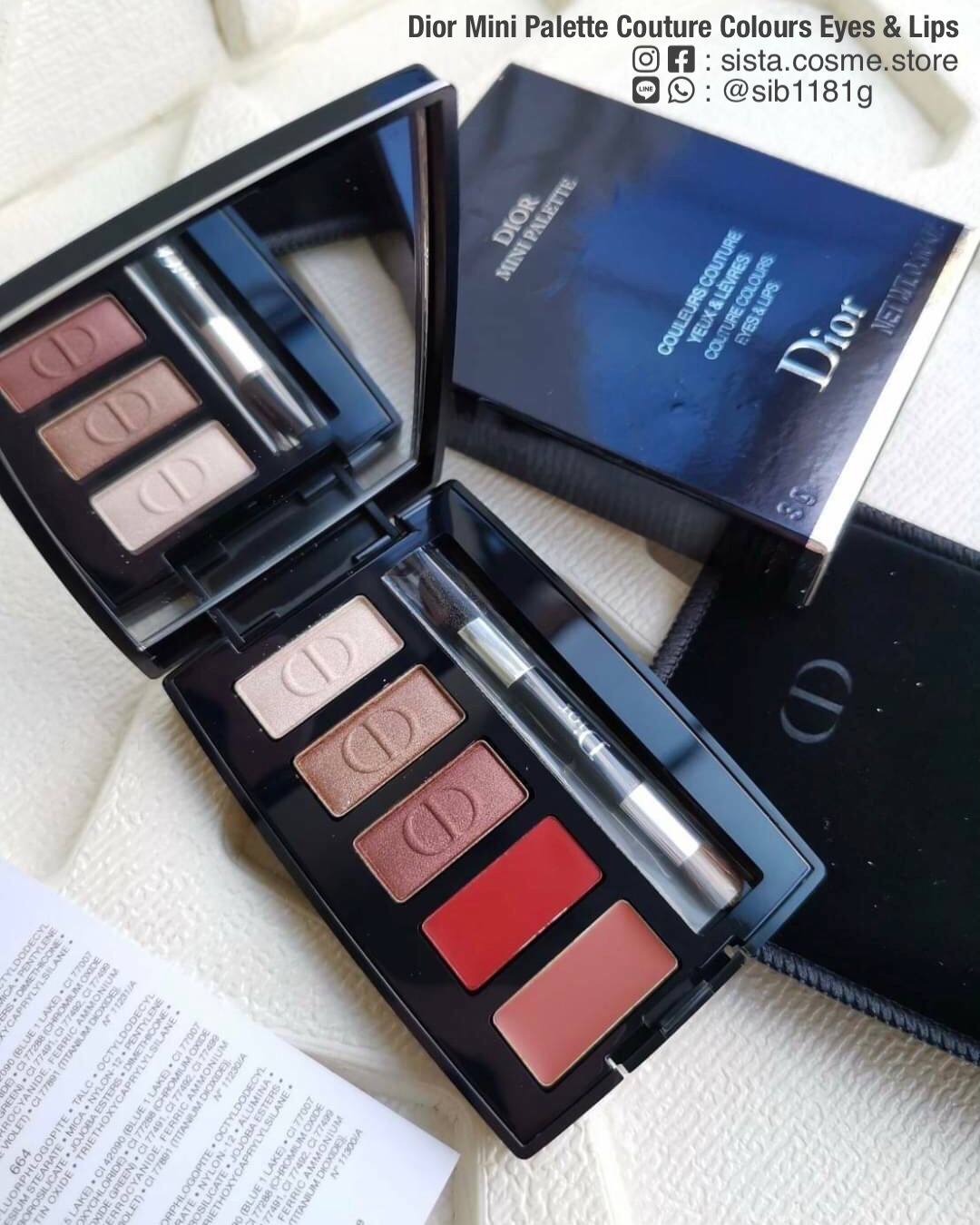 Dior Mini Palette Couture Colours Eyes & Lips