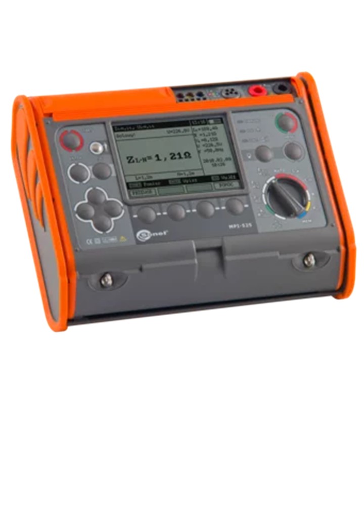 SONEL MPI-525 เครื่องตรวจสอบความปลอดภัยของระบบไฟฟ้า แรงดันทดสอบฉนวน 2500Vdc พร้อมฟังก์ชั่นการทดสอบหลักดินแบบ 3 หลัก พร้อมอุปกรณ์ประกอบการทดสอบหลักดินครบชุด สำหรับตรวจสอบและรับรองความปลอดภัยระบบไฟฟ้า อาคารสูง โรงแรม โรงเรียน โรงงานอุตสาหกรรม