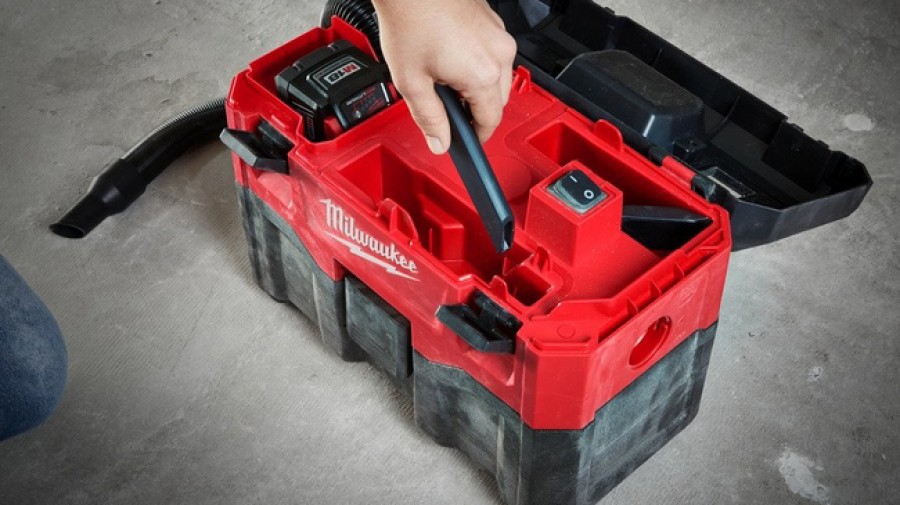 MILWAUKEE รุ่น M18 VC-2-0 เครื่องดูดฝุ่นแบบเปียกและแบบแห้งตั้งพื้นไร้สาย แรงดัน 18 โวลท์ เครื่องเปล่า