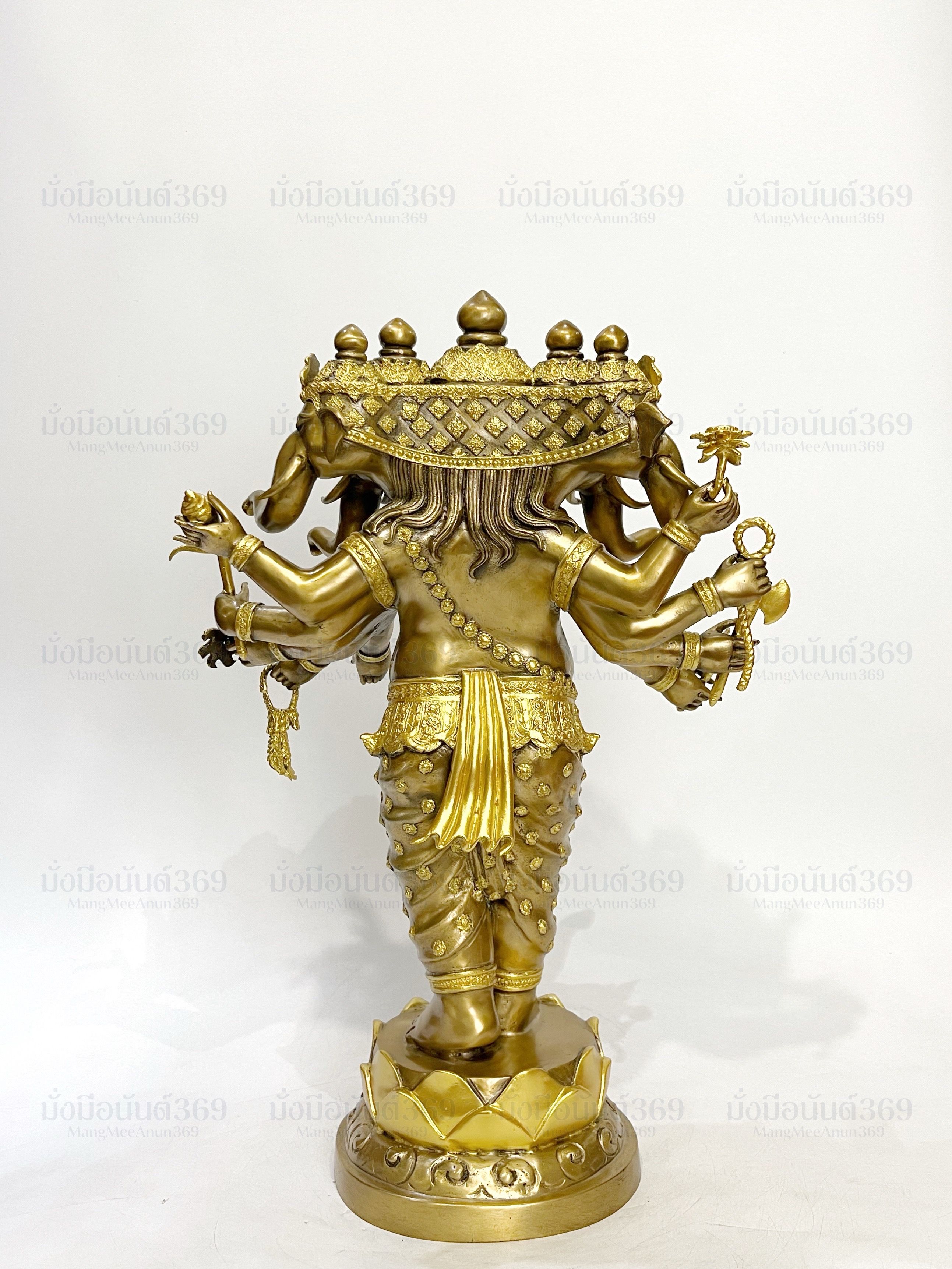 พระพิฆเนศ ปางห้าเศียร (ปัญจมุขคณปติ) หน้าตัก 9 นิ้ว *ห้ามนำภาพไปใช้ทุกกรณี