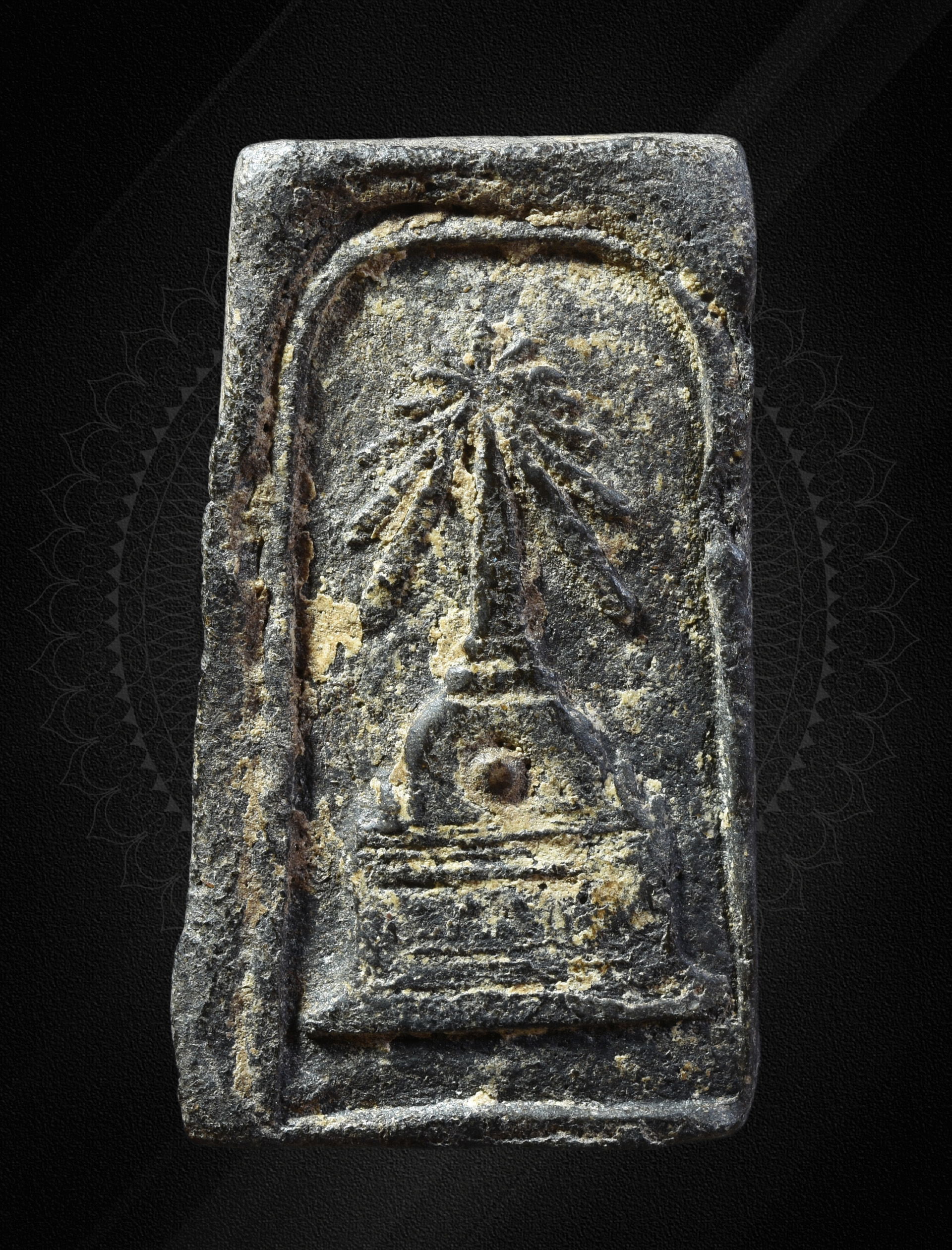 พระหลวงปู่ทวดเนื้อว่าน สี่เหลี่ยม