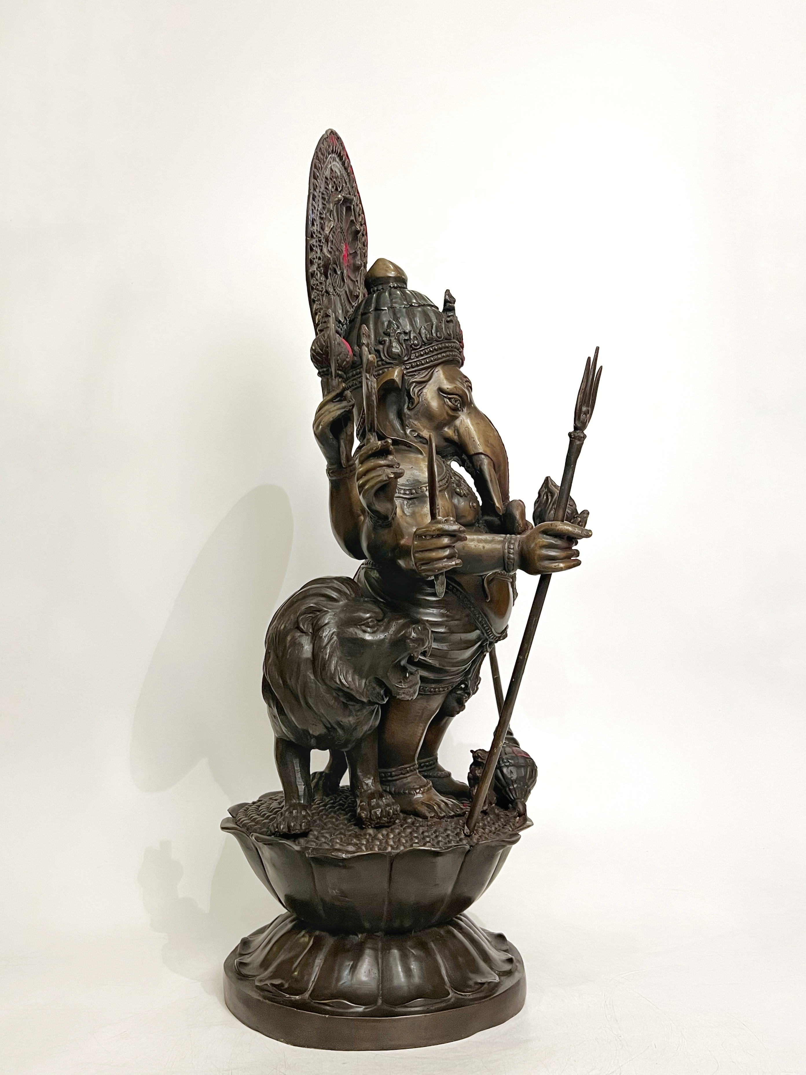 พระพิฆเนศ ปางศรีชูบาดิษติกานาปติ หรือ ปาง 51 ตา (ปางที่ 33) หน้าตัก 9 นิ้ว