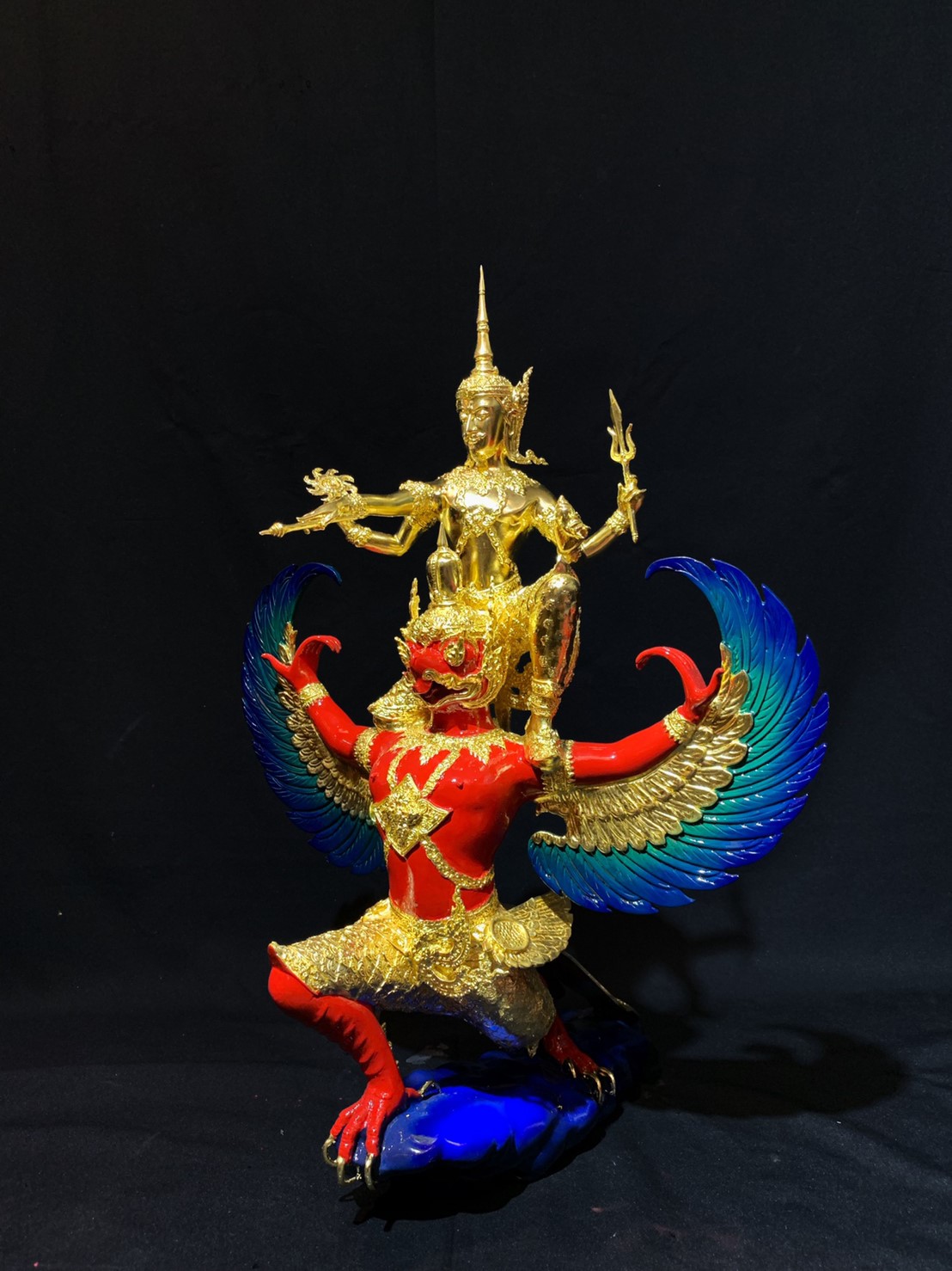 พระนารายณ์ทรงครุฑ หน้าตัก 9 นิ้ว