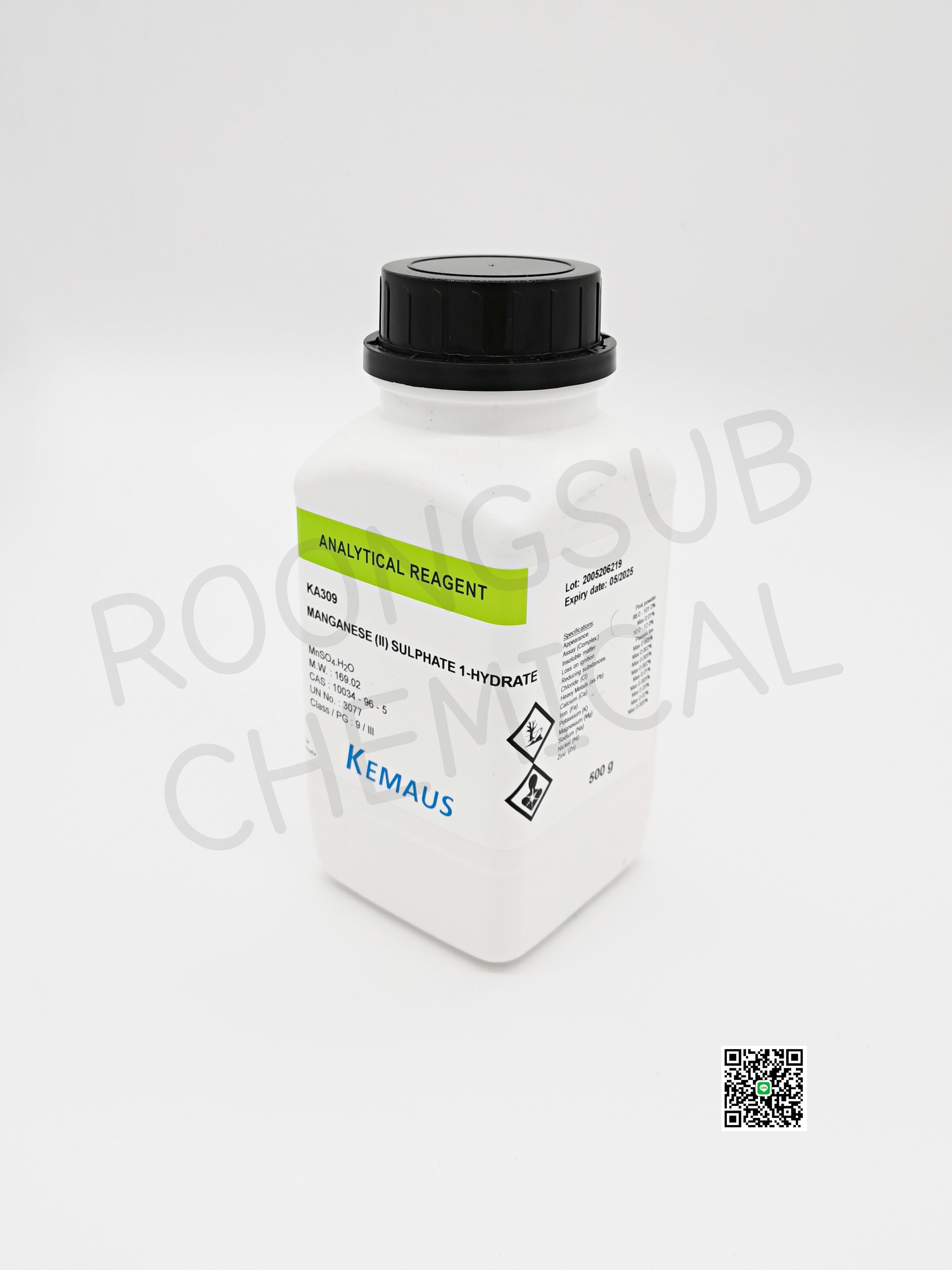 MANGANESE II SULPHATE MONO HYRDRATE