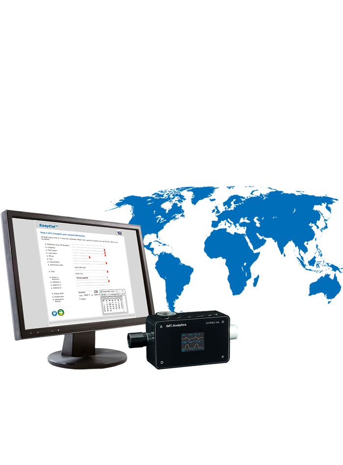 CITREX H4 เครื่องสอบเทียบเครื่องช่วยหายใจทางการแพทย์และสอบเทียบเครื่องวัดอัตราการไหลก๊าซทางการแพทย์