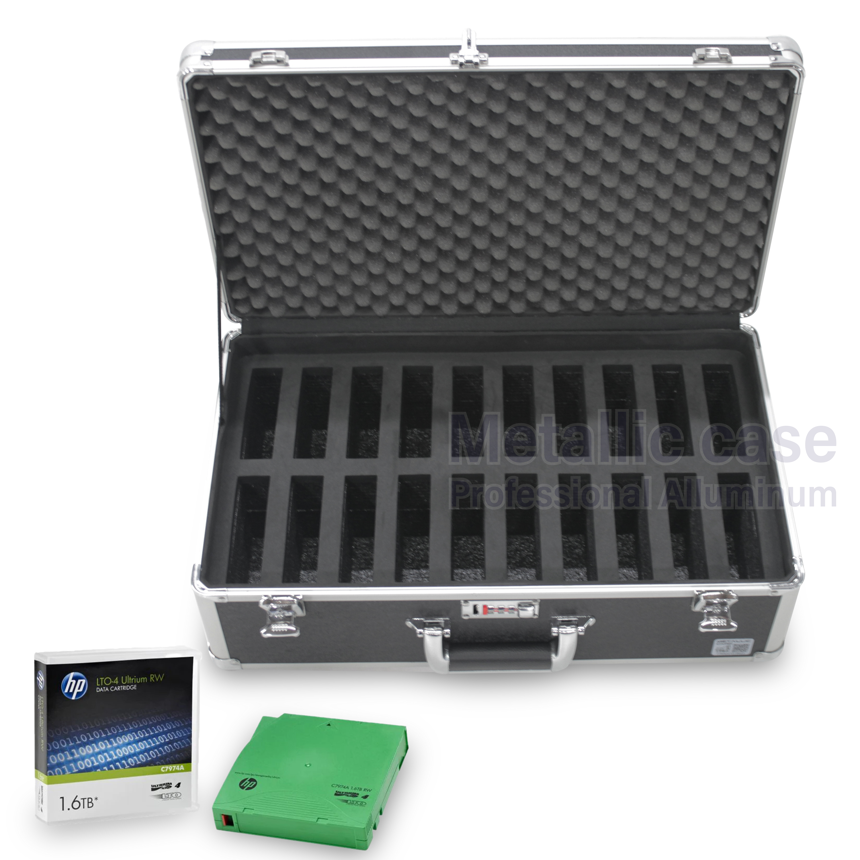 metalliccase7765-02-6209 / HP Lto-4 Ultrium RW 20 PCS (51.5x30x18 T1C1H1K7P2K10)
