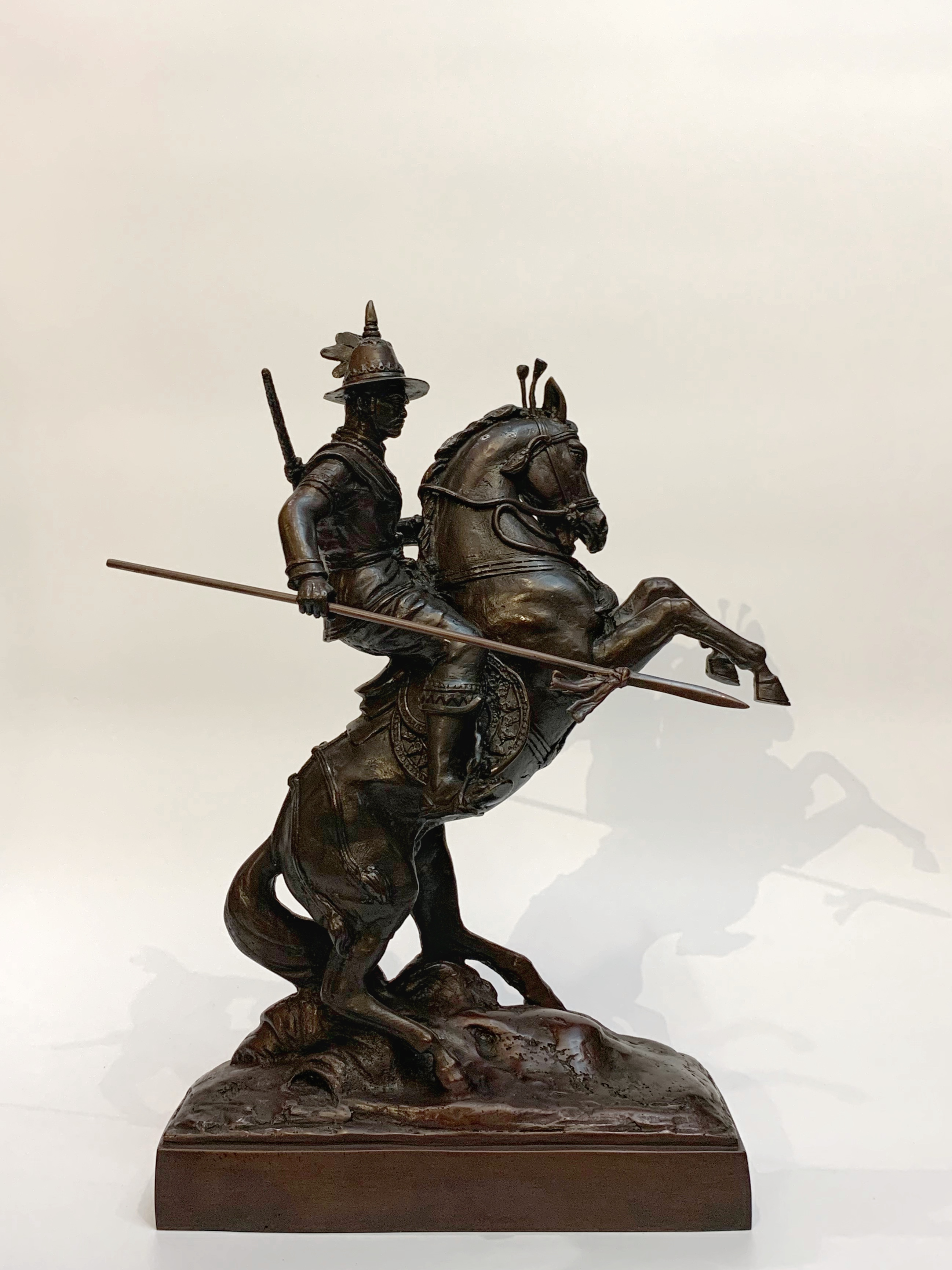 พระเจ้าตากสินมหาราช ทรงม้าศึก หน้าตัก 5 นิ้ว