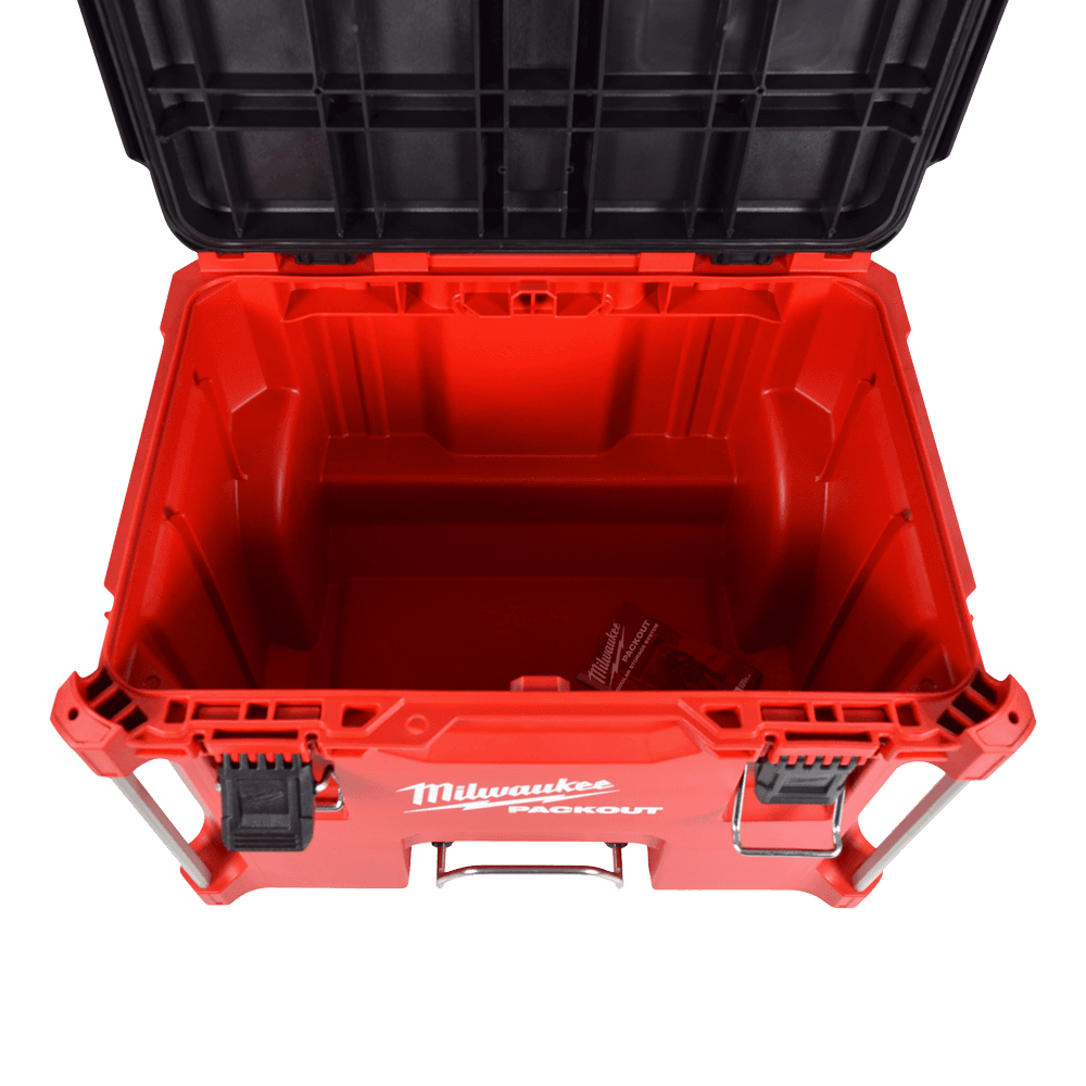 Milwaukee PACKOUT 48-22-8427 กล่องเครื่องมือ Packout ล้อลากพร้อมก้านจับ