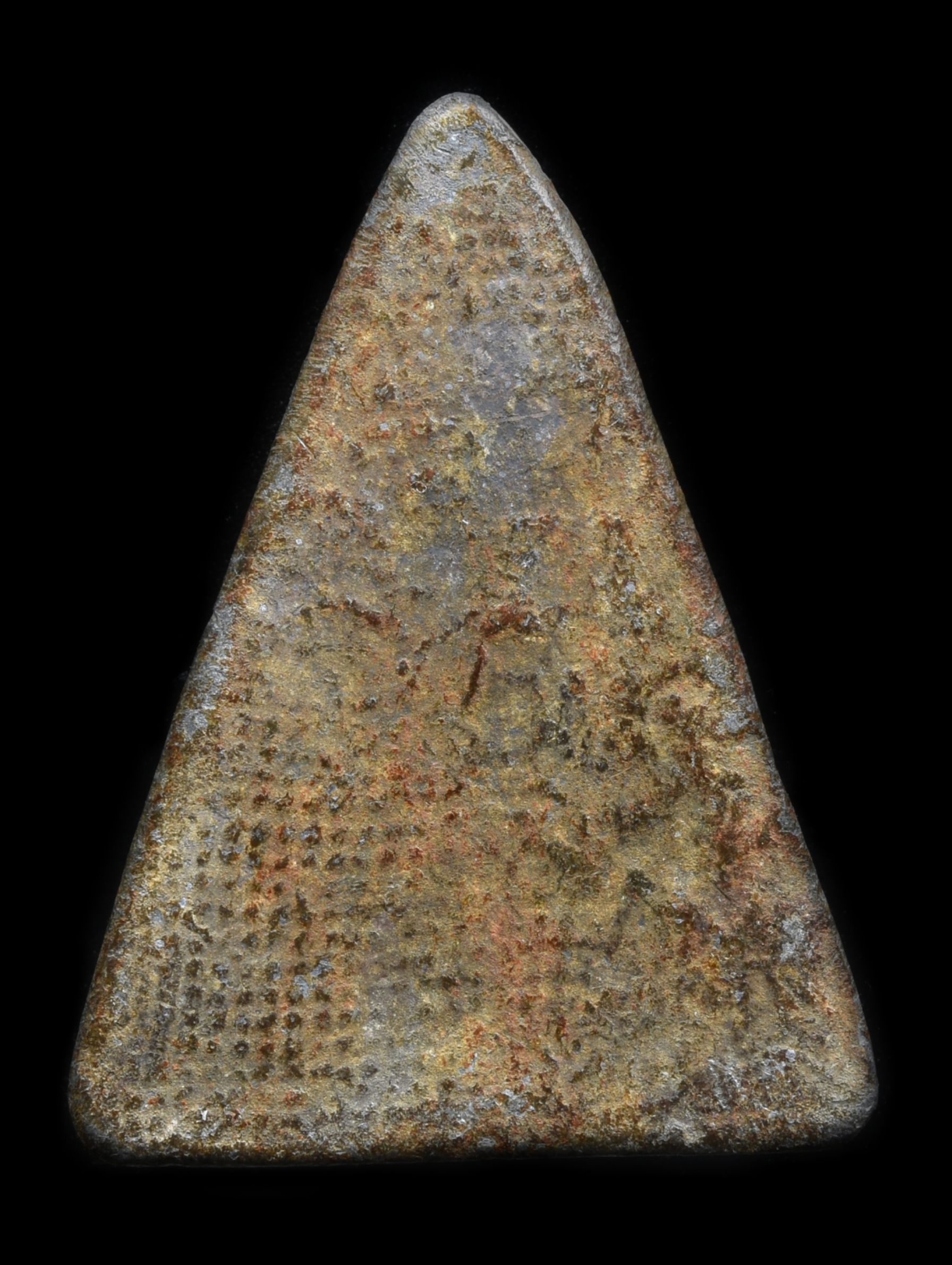 พระพุทธชินราช องค์เล็ก เนื้อชินสนิมแดง