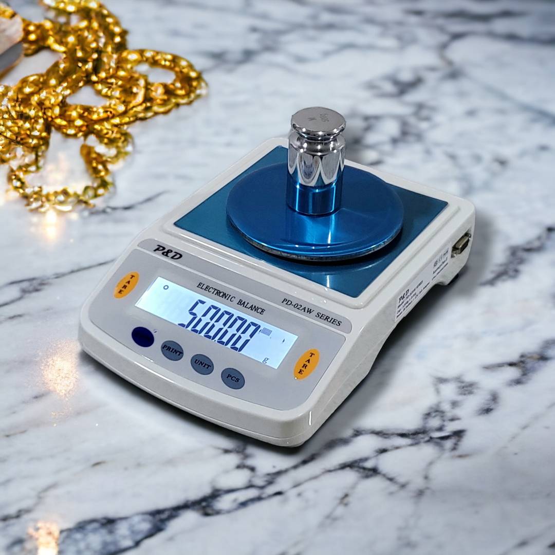 เครื่องชั่งละเอียด 500 g. ค่าละเอียด 0.01 g. (ตู้ครอบอะคริลิค)
