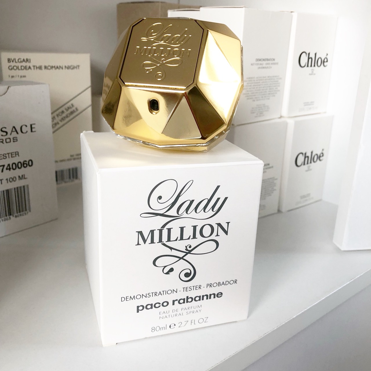น้ำหอม (กล่องเทสเตอร์) Paco Rabanne Lady Million EDP 80mlของแท้ 100%✅